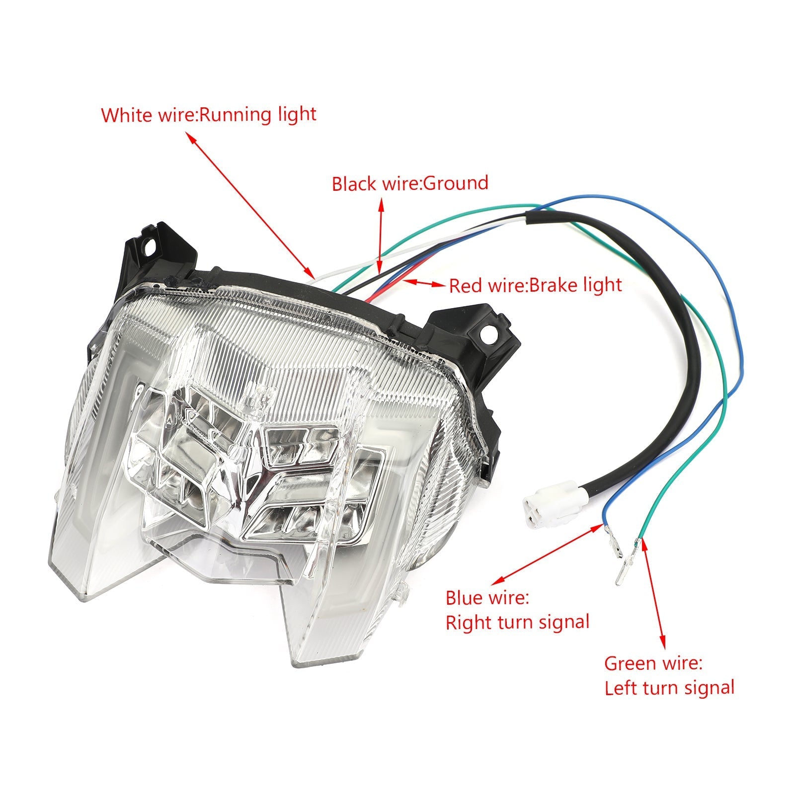 Feu arrière LED clignotants de frein arrière pour YAMAHA MT-09 FZ-09 2017-2019 générique