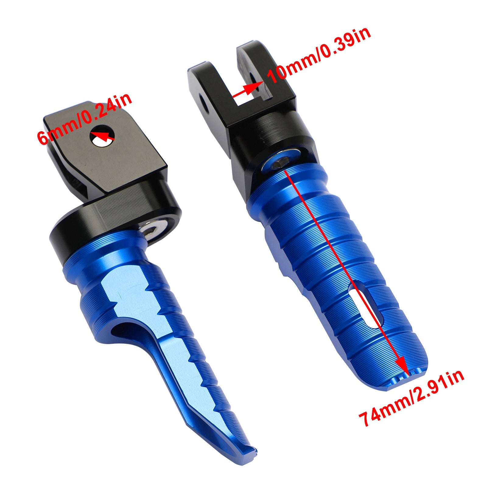 Estriberas delanteras Estriberas para DUCATI MONSTER 821 937 950 1100/S/EVO 1200/S/R