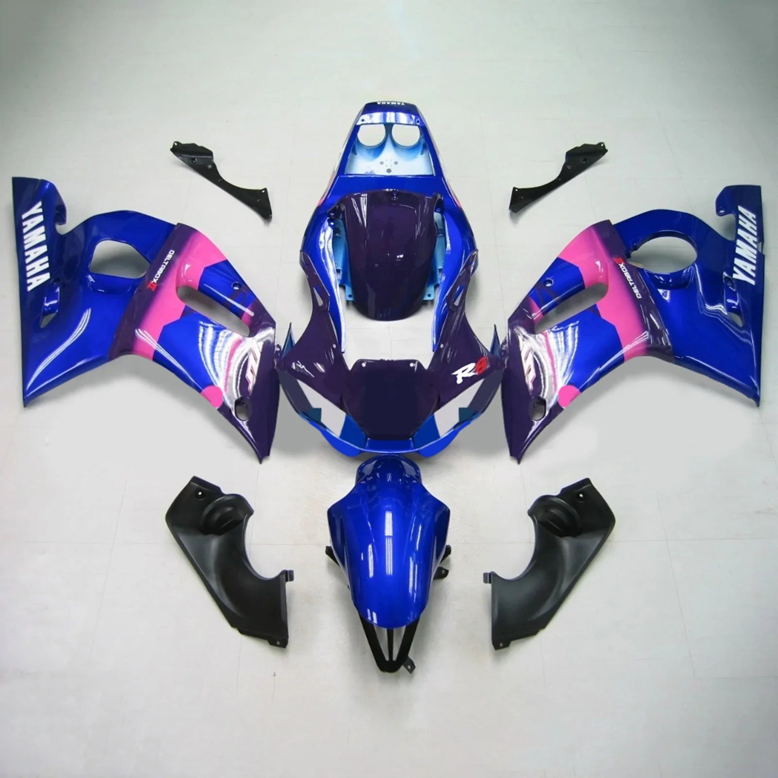Kit de carenado Amotopart para Yamaha YZF 600 R6 1998-2002 Genérico