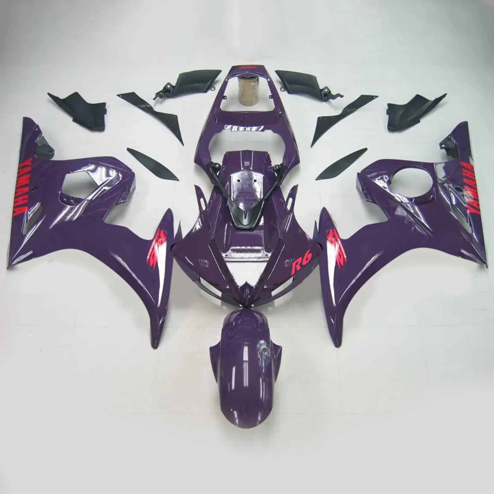 Kit de carénage Amotopart pour Yamaha YZF 600 R6 2003-2004 R6S 2006-2009