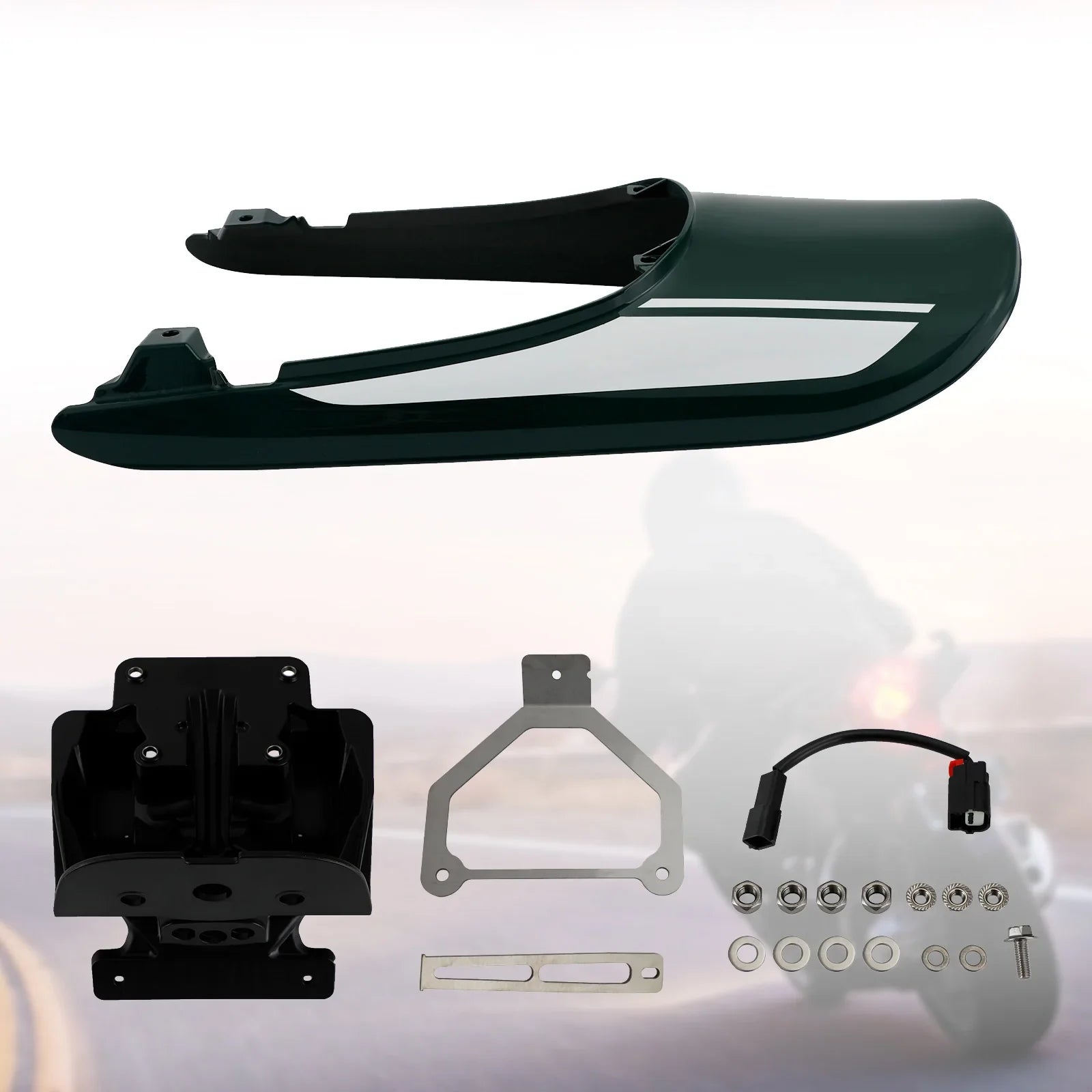 Kawasaki Z900RS 2018-2022 Ogon Fairing + Obsługa tablicy rejestracyjnej