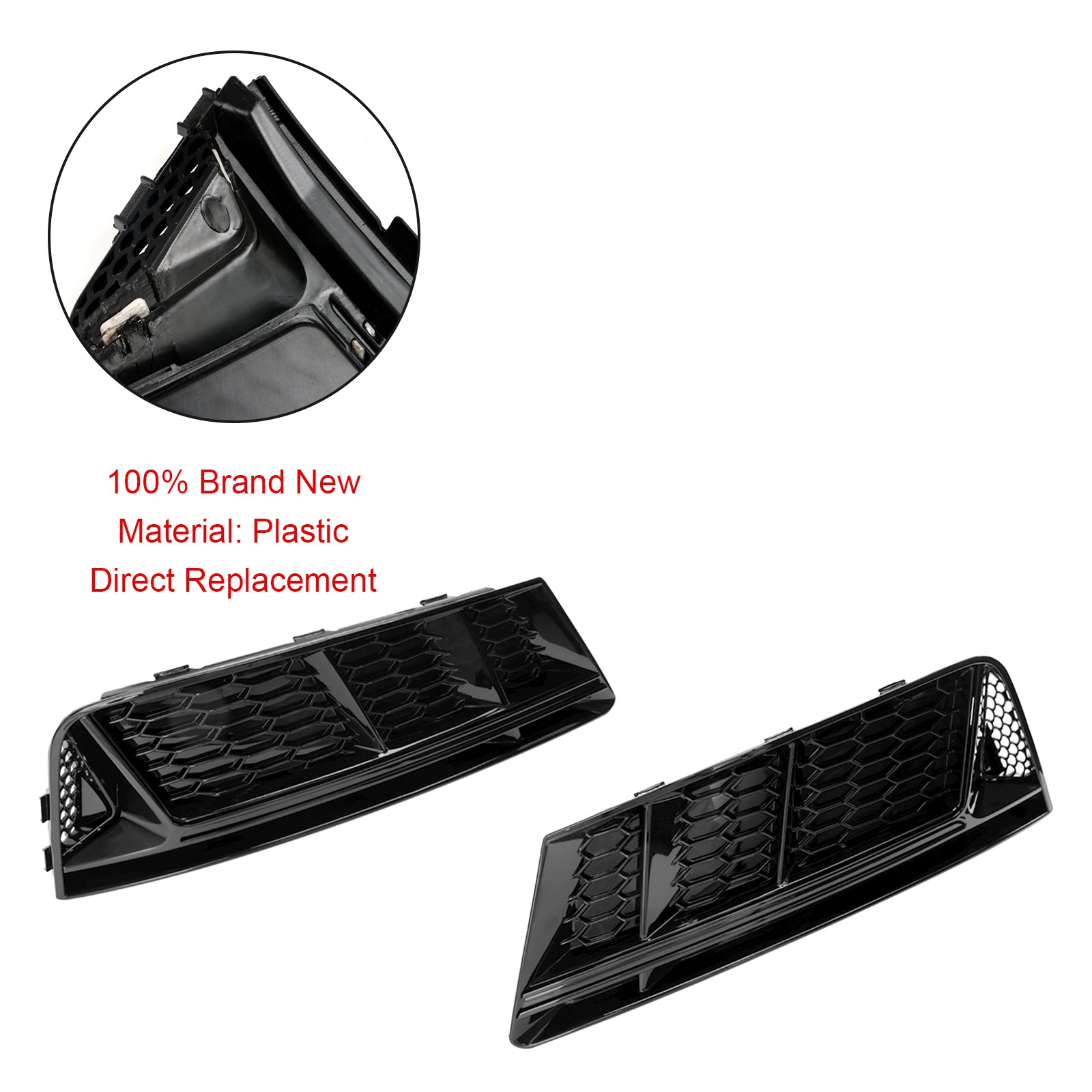 AUDI A4 B9 2016-2018 Mistlamprooster vooraan Chromen onderste bumpergrille