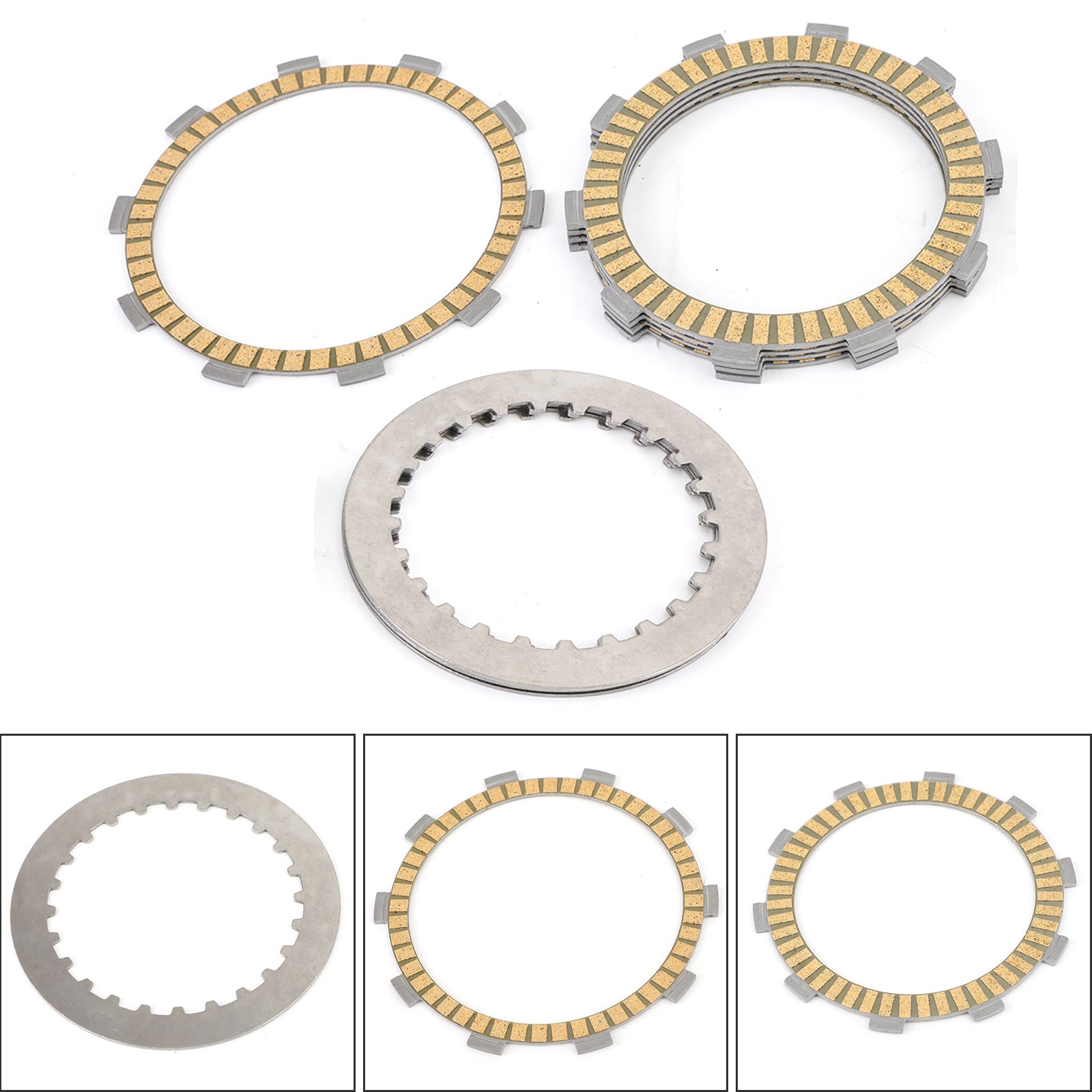 Stalen koppelingsset en wrijvingsschijven voor Honda VT125 Shadow / Varadero 125 88-2011 Generiek