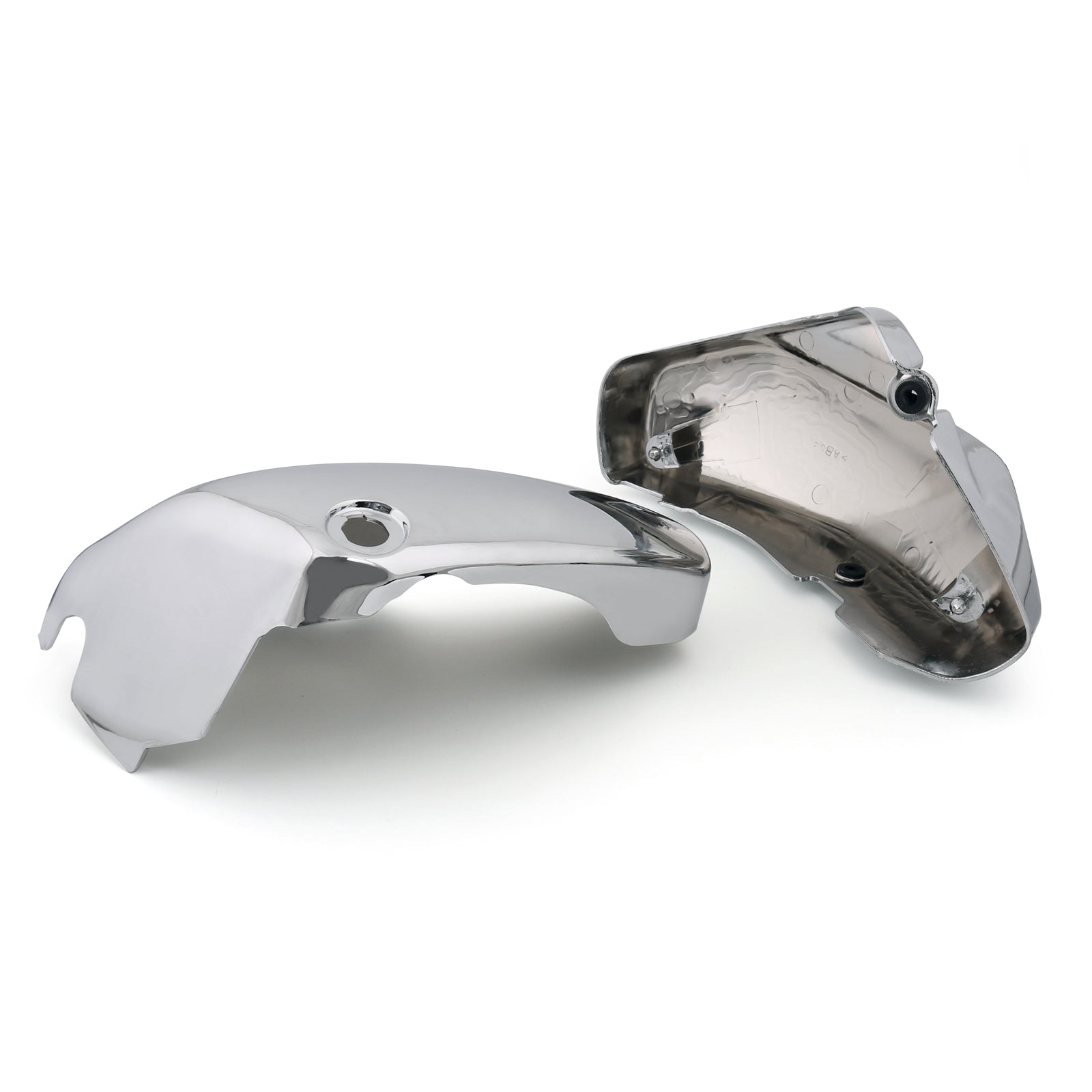 Chromen linker en rechter batterijzijafdekkingen voor Suzuki C50 VL800 Volusia VL 800 generiek paar