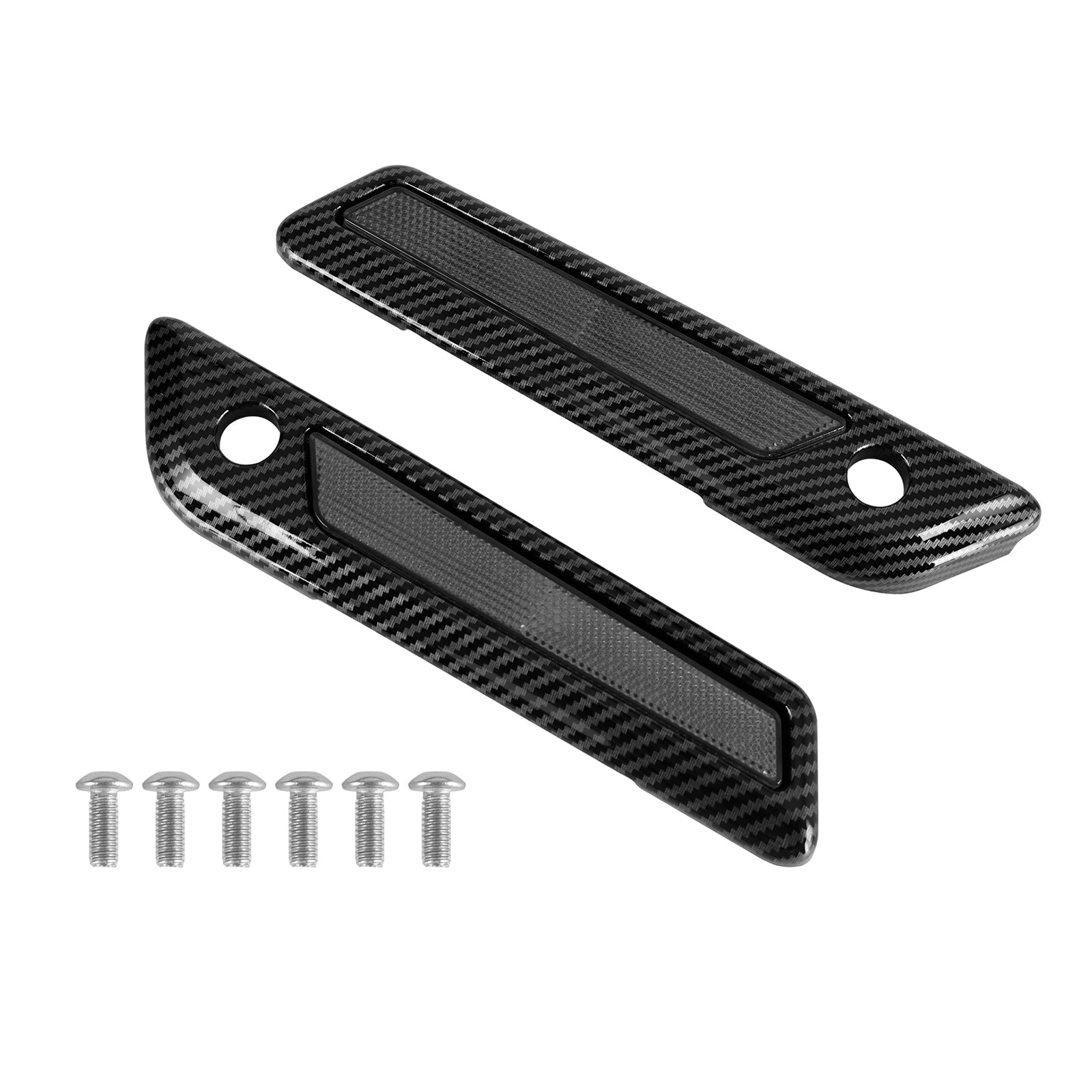 Coperchio di loquet di borse laterali per bagagli, per Touring Road Glide King 14-23, grigio carbone