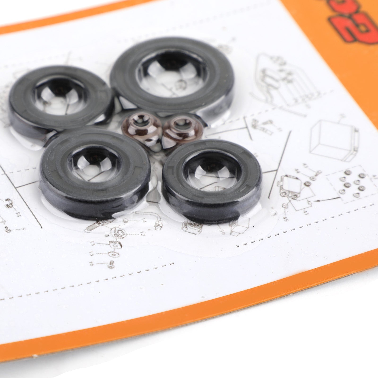 Honda CB100 SL100 XL100 CB125S CL100 Motoroliekeerringset 6-delige pakkingen