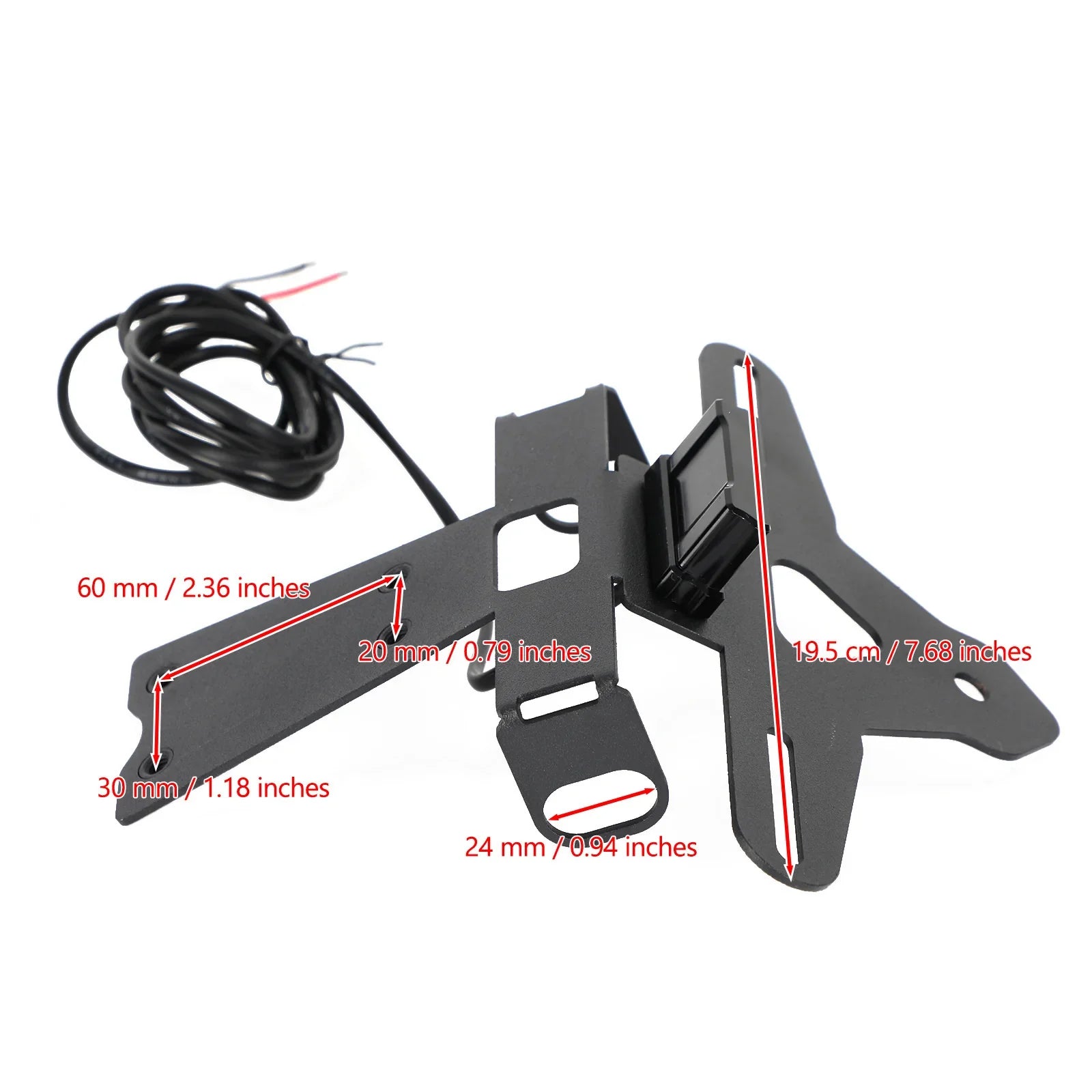 Staffa telaio porta targa moto adatta per HONDA CBR500R 2019-2021 generico