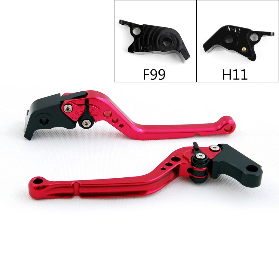 Leve della frizione freno lunghe per Ducati 1299/1199/959/899 Panigale Xdiavel 749 Nero Generico