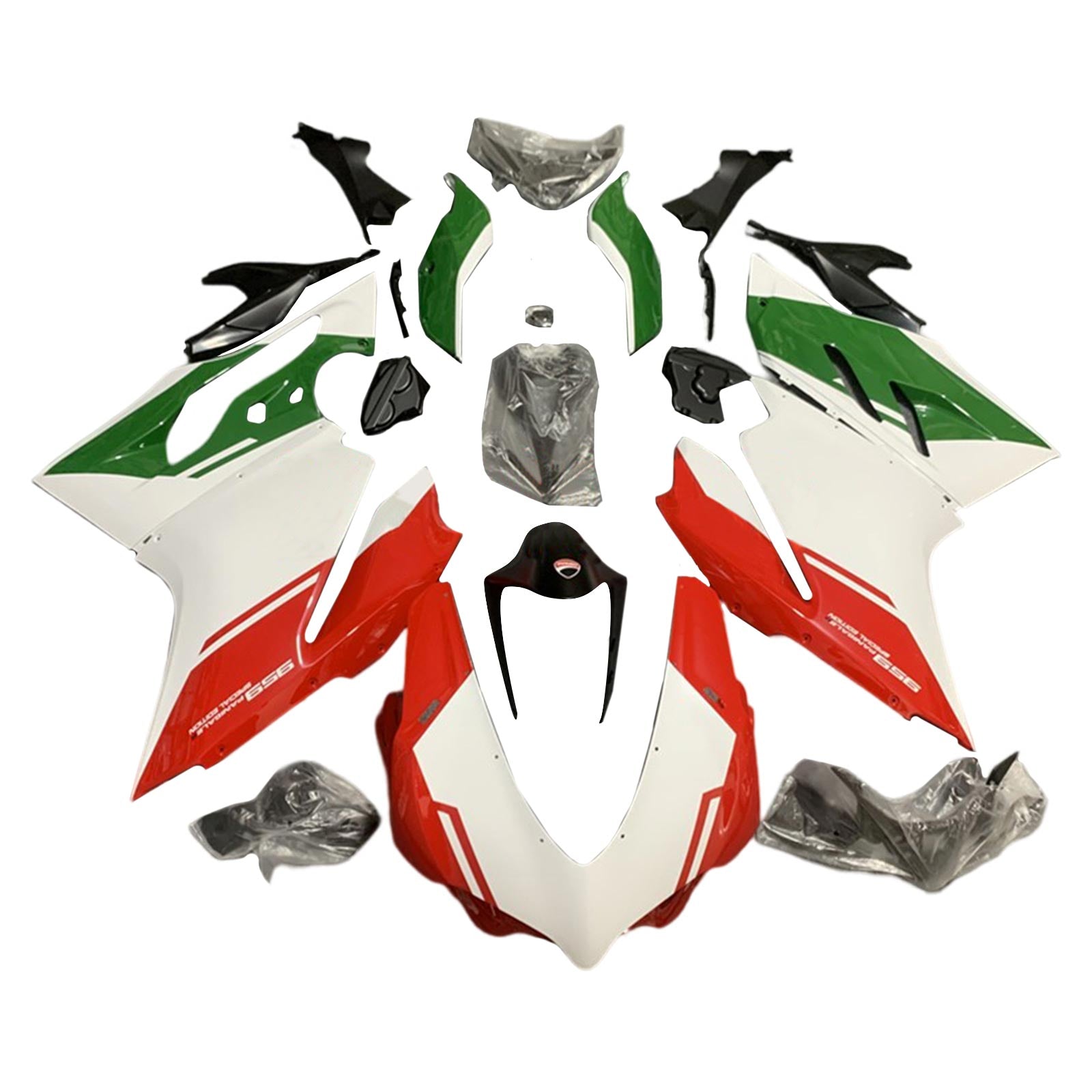 Amotopart Ducati 1299 959 2015-2020 Kit Carénage Carrosserie Plastique ABS