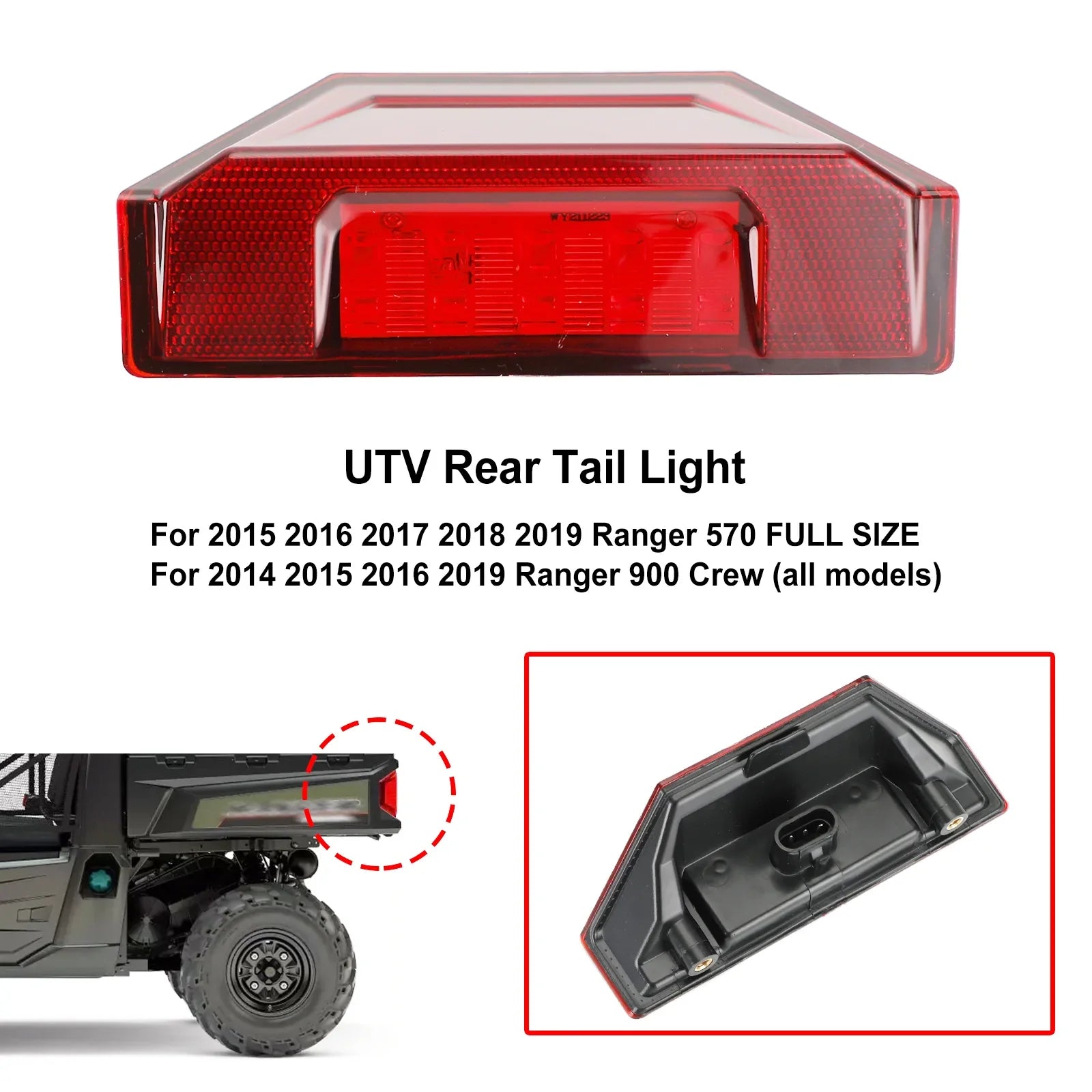 2412774 UTV zadnja luč za Polaris Ranger Crew 570 xp 900 General 2013-2020 Generic