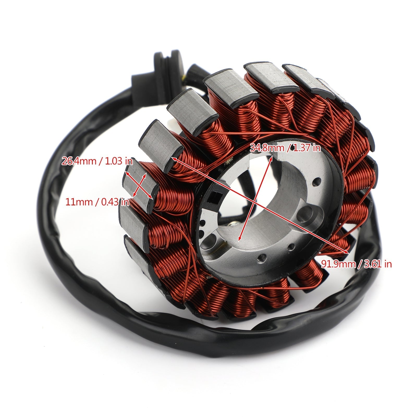 STATORE GENERATORE ALTERNATORE per Honda CBR125 CBR 125 R/RS/RT 11-17 31120-KPP-T01 Generico