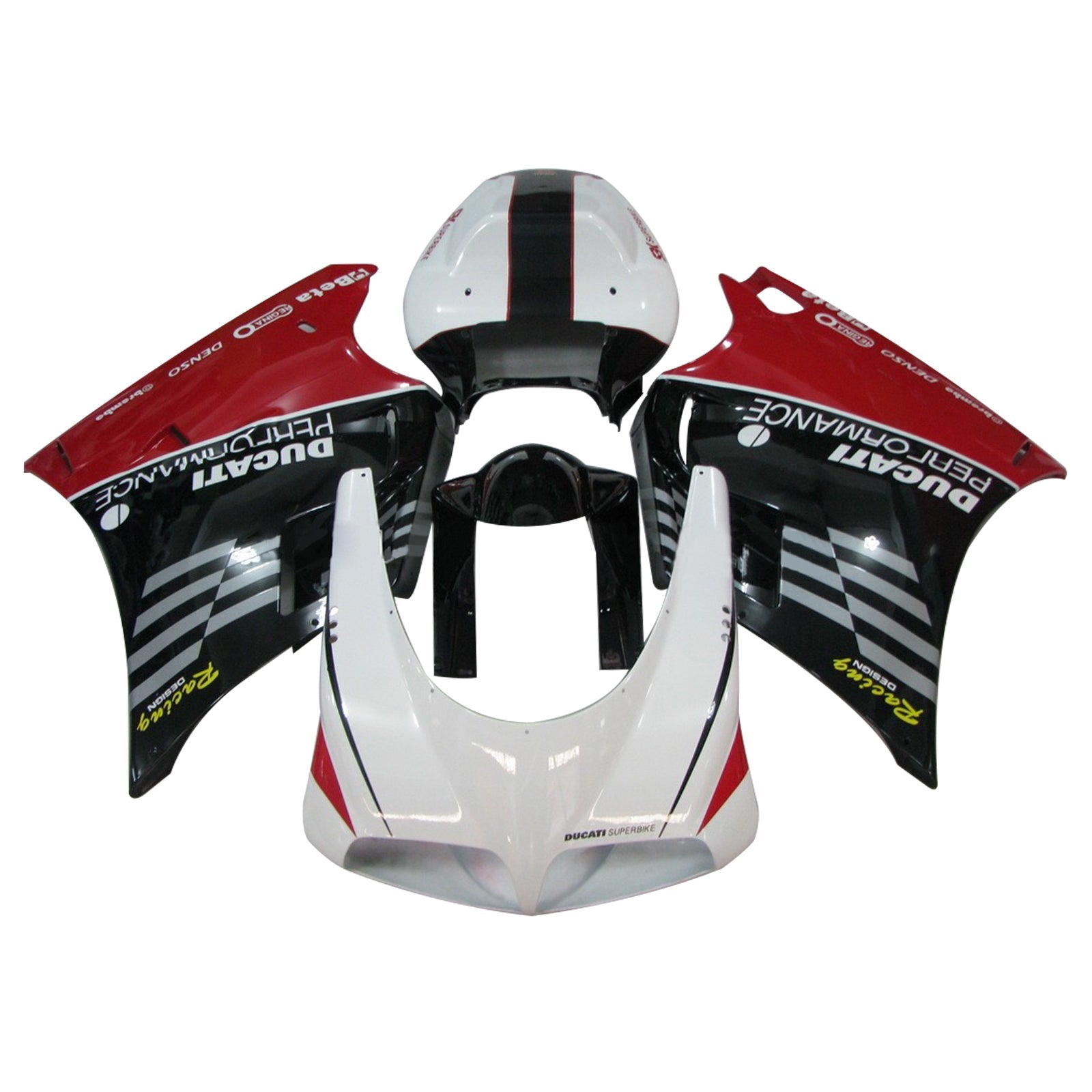 Amotopart Ducati 996 748 1996-2002 Zestaw nadwozia ABS Fairing
