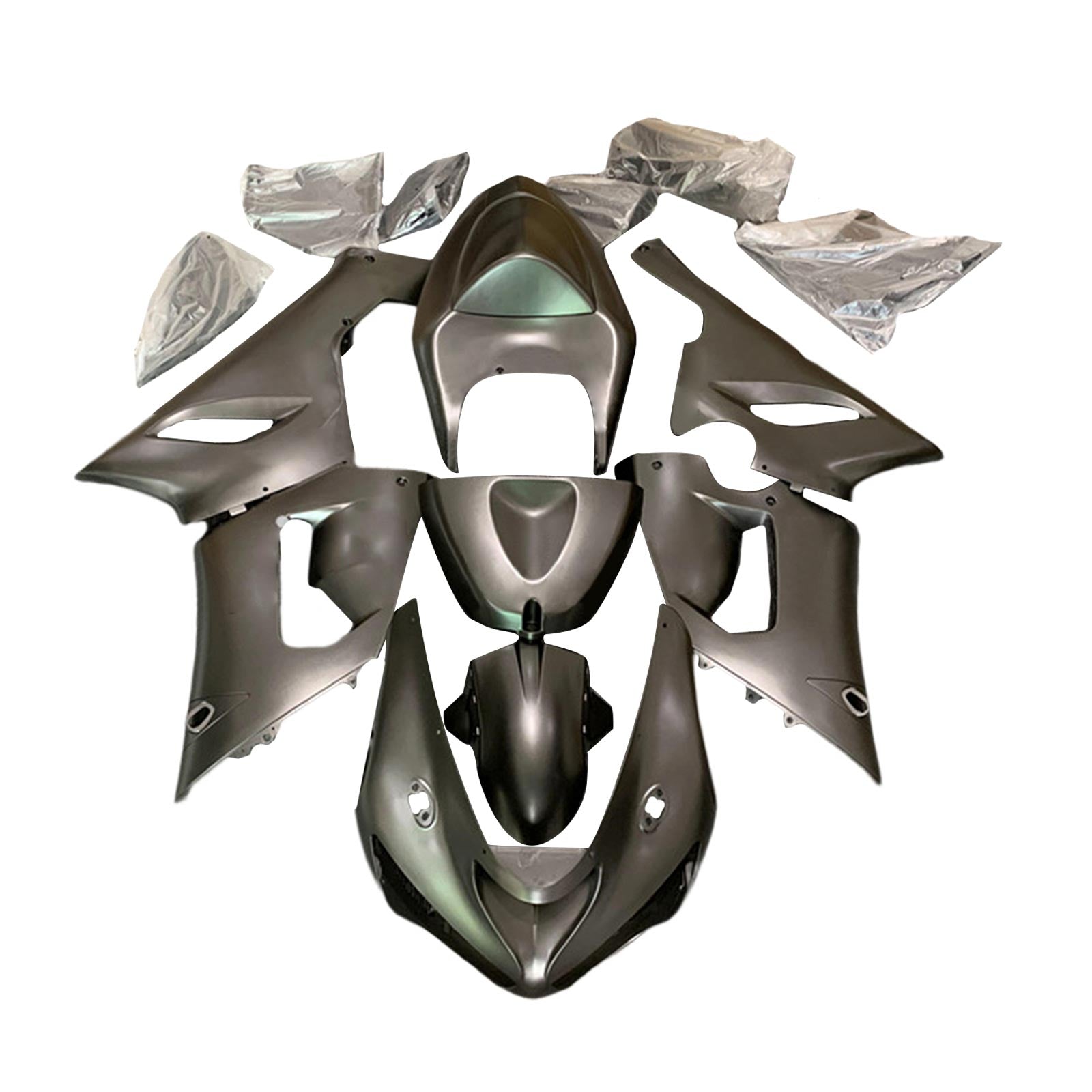 Amotopart Kawasaki ZX6R 636 2005-2006 ABS kunststof carrosseriekuipset