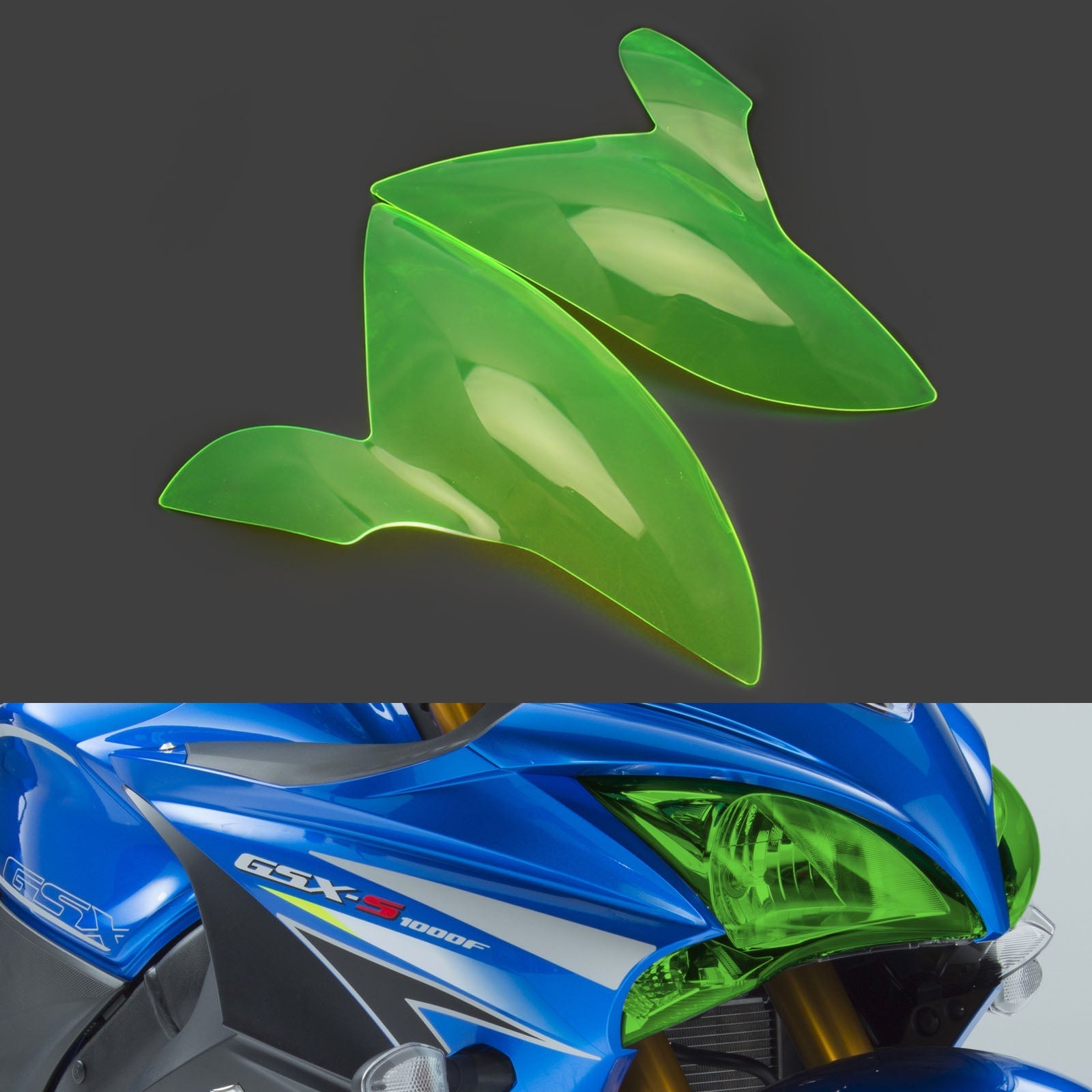 Suzuki GSX-S 1000F 2015-2021 -sovelluksen suojaavan ajovalojen linssin suojaus