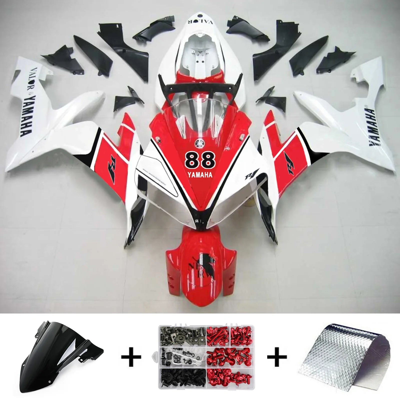 Kit de carenado Amotopart para Yamaha YZF 1000 R1 2004-2006 genérico