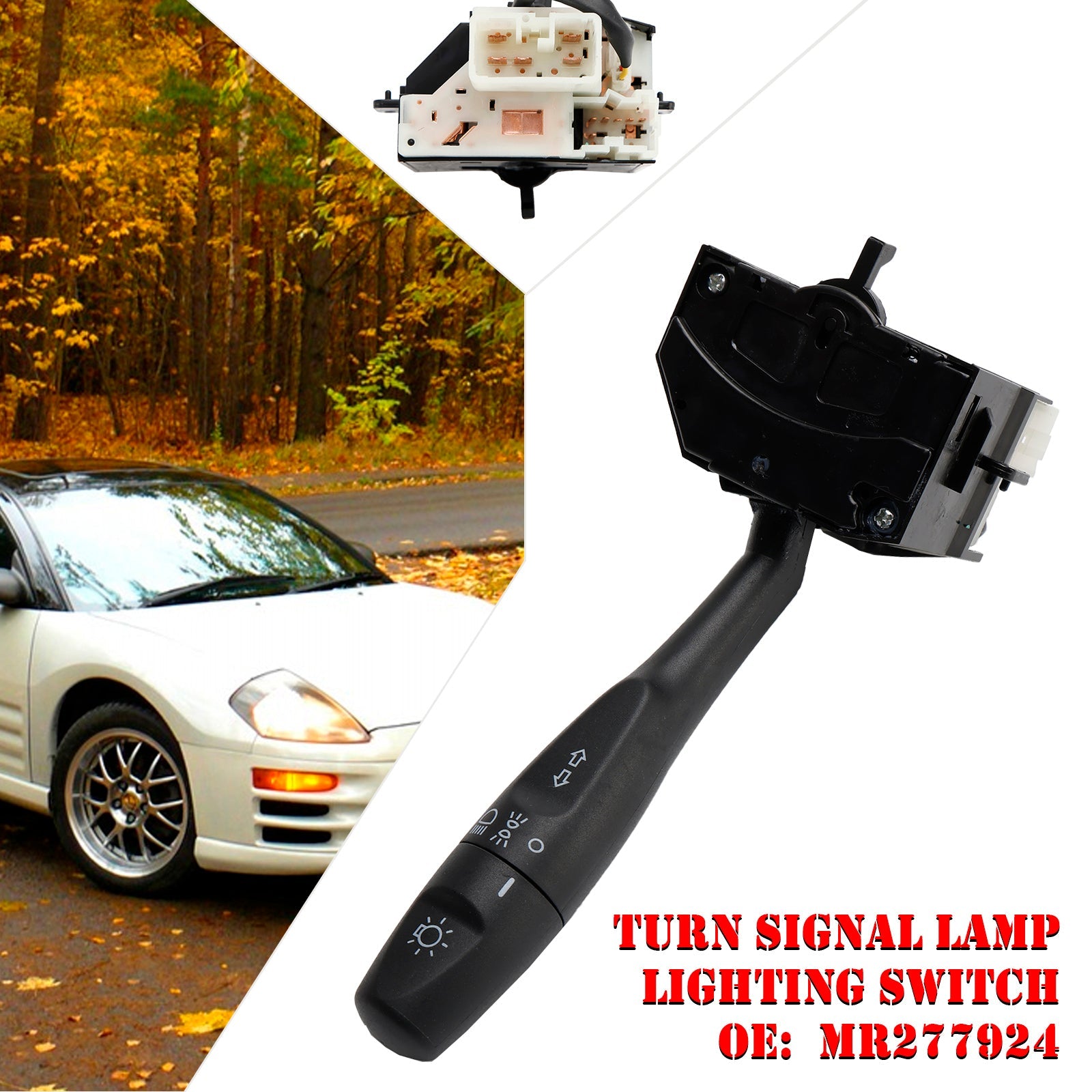 Interruttore luci indicatori di direzione MR277924 per Mitsubishi Eclipse Galant Montero