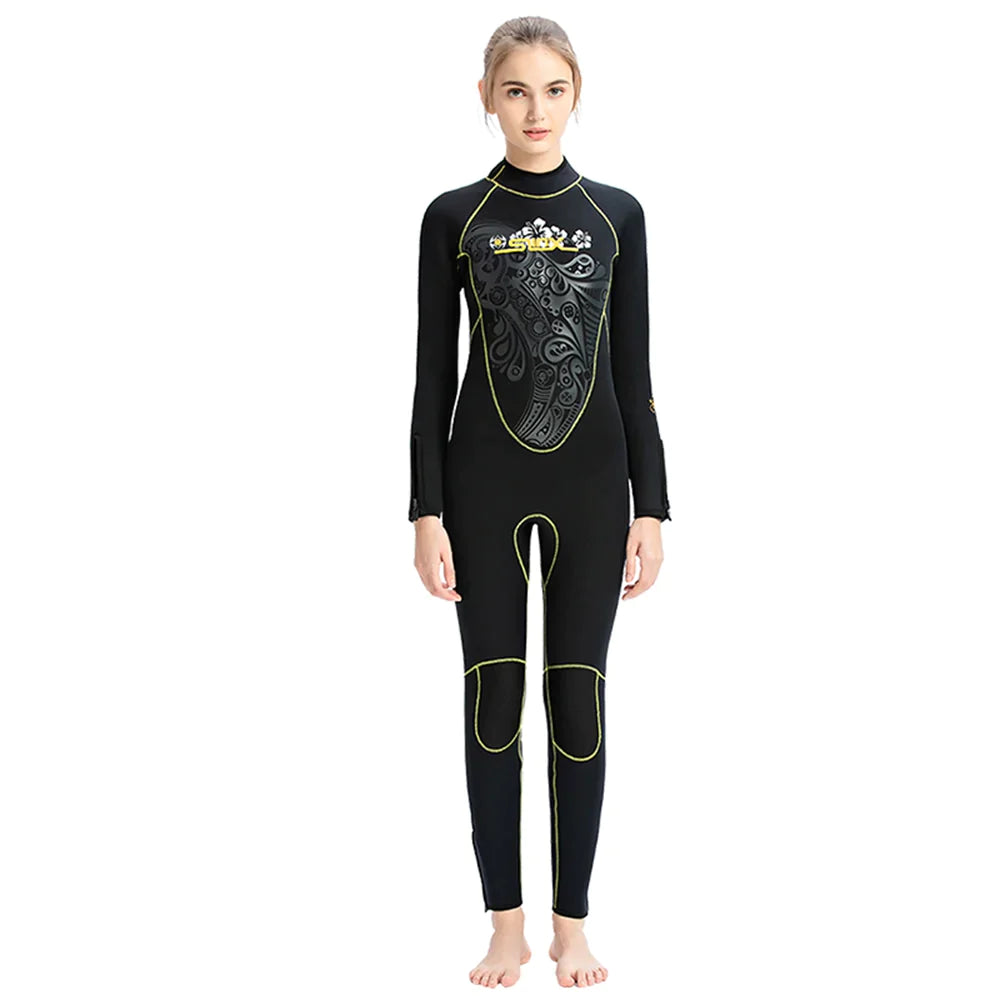5 mm vrouwen neopreen surfcombinatie van full body duiken gemeenschappelijke triathlon grappig