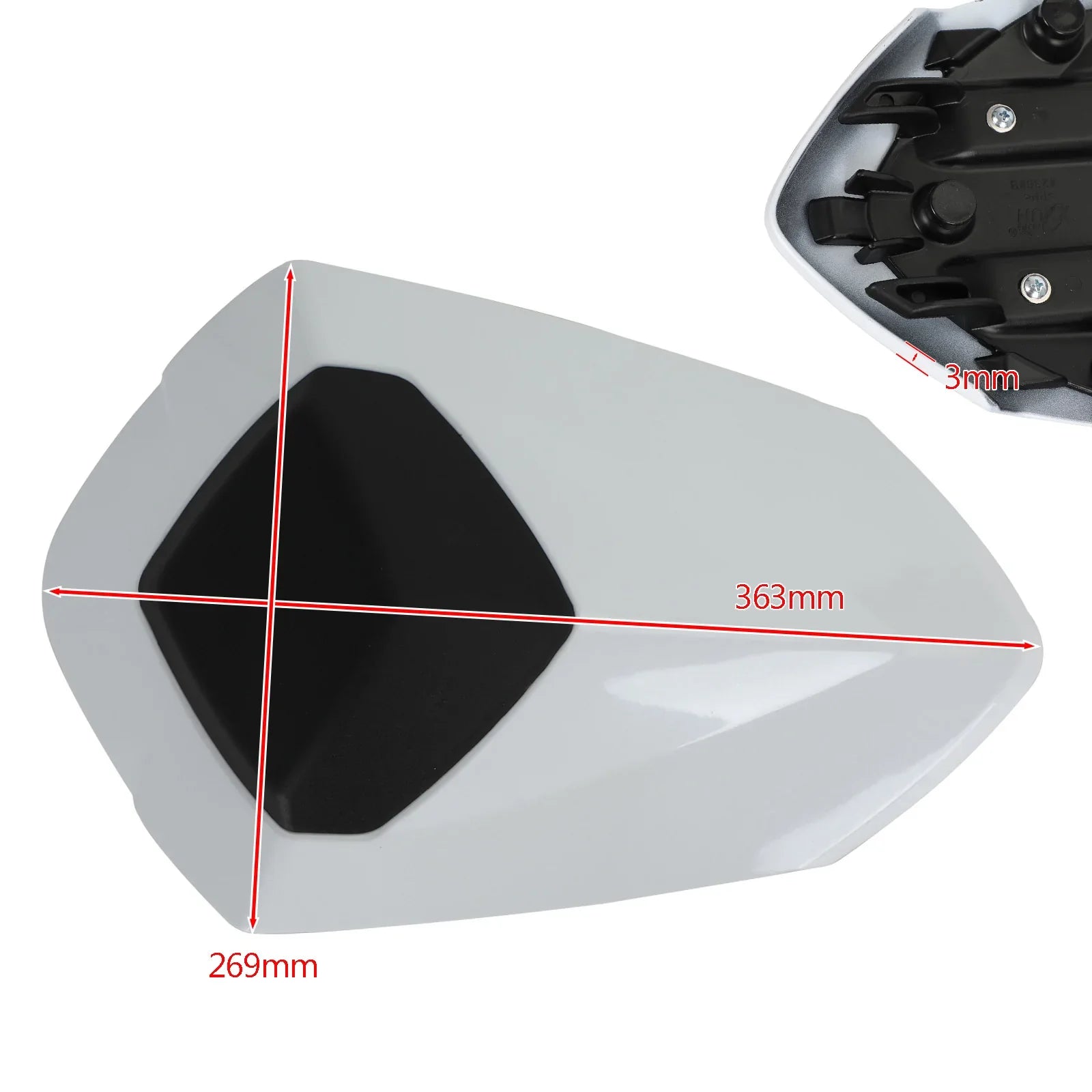 Couverture de capot de carénage de siège arrière pour Speed Triple RS 1050 2018-2021 générique