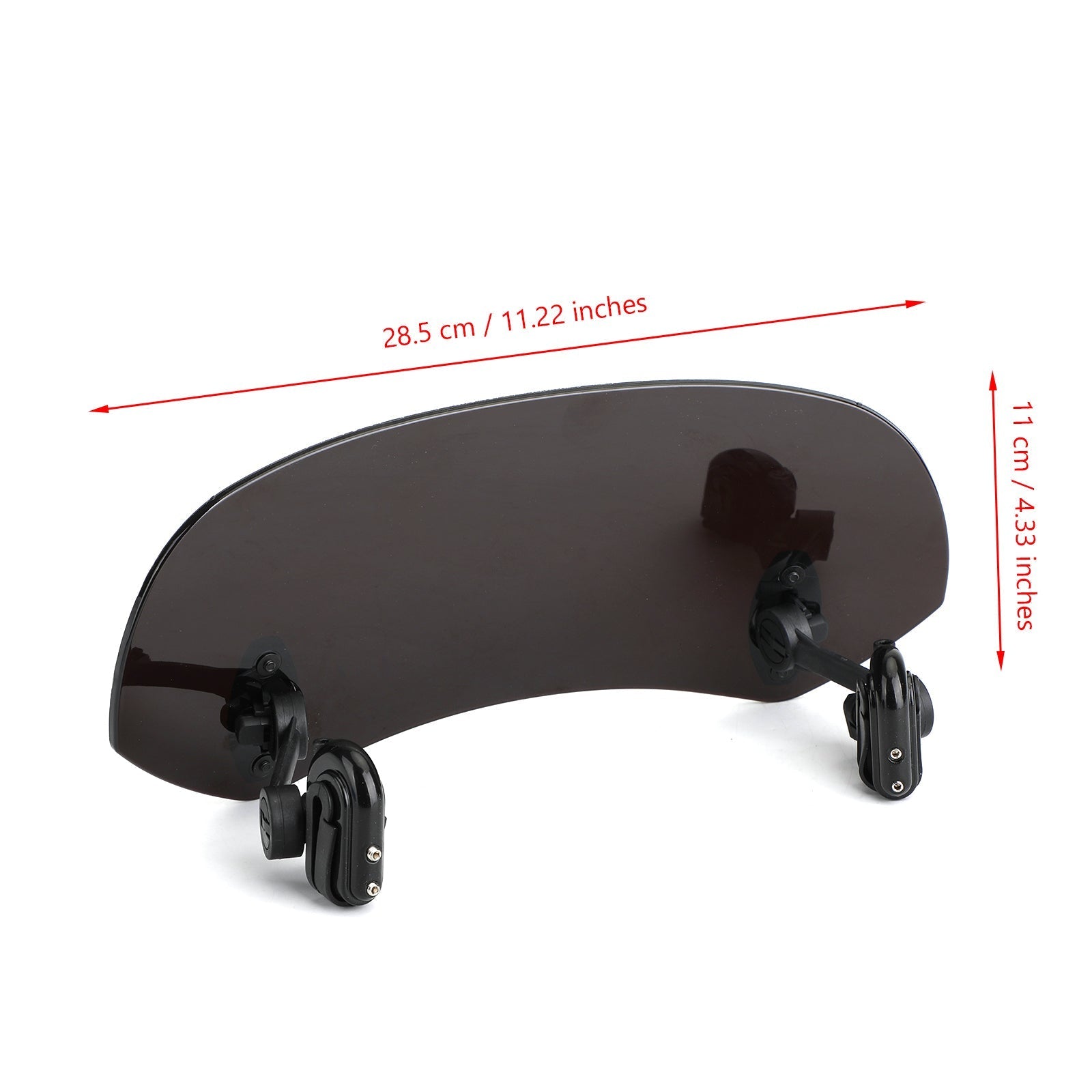 Clip regolabile in moto sul deflettore del vento di espansione del parabrezza