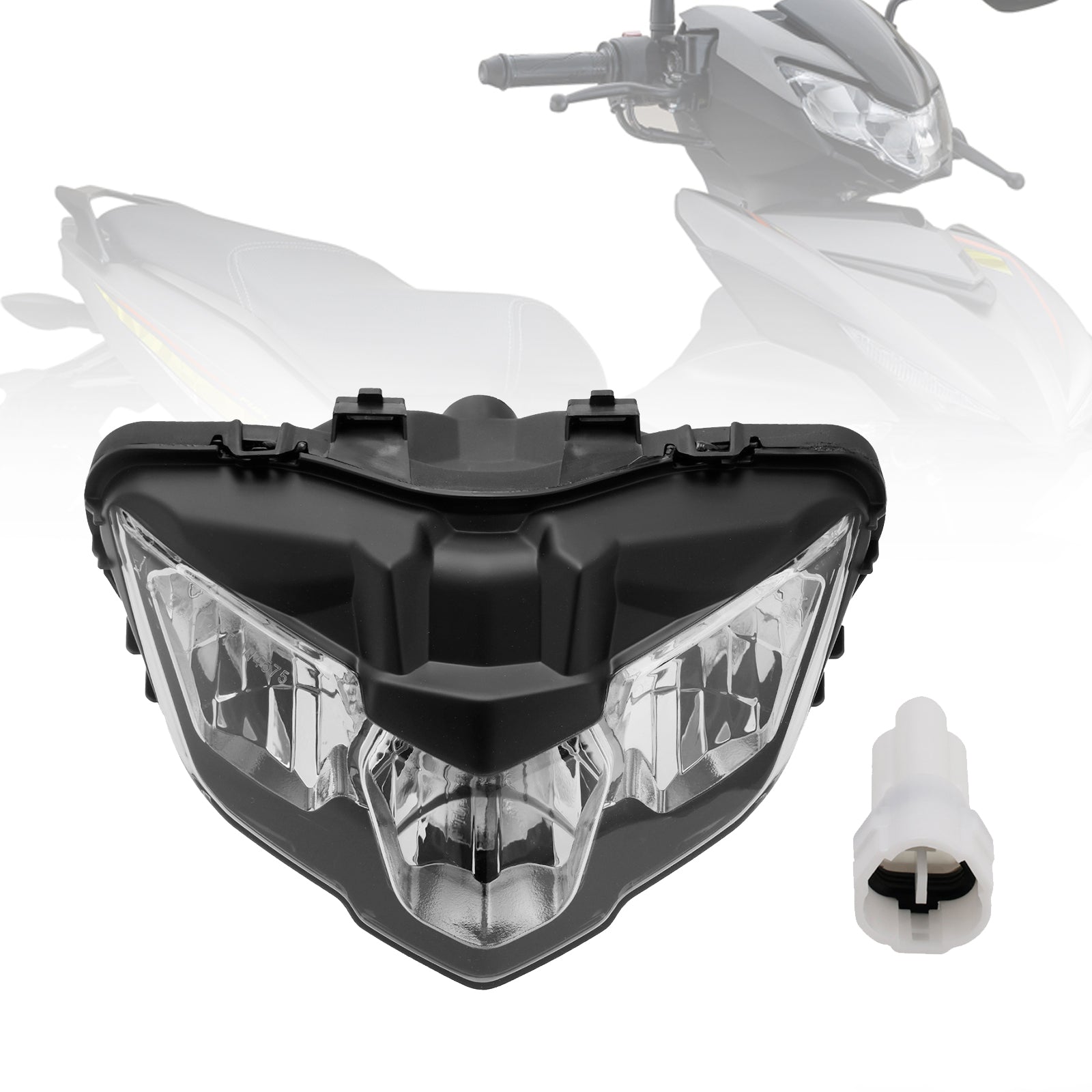 Yamaha Y15ZR V2 2019-2021 Ajovalojen eturekoitin suojaaja
