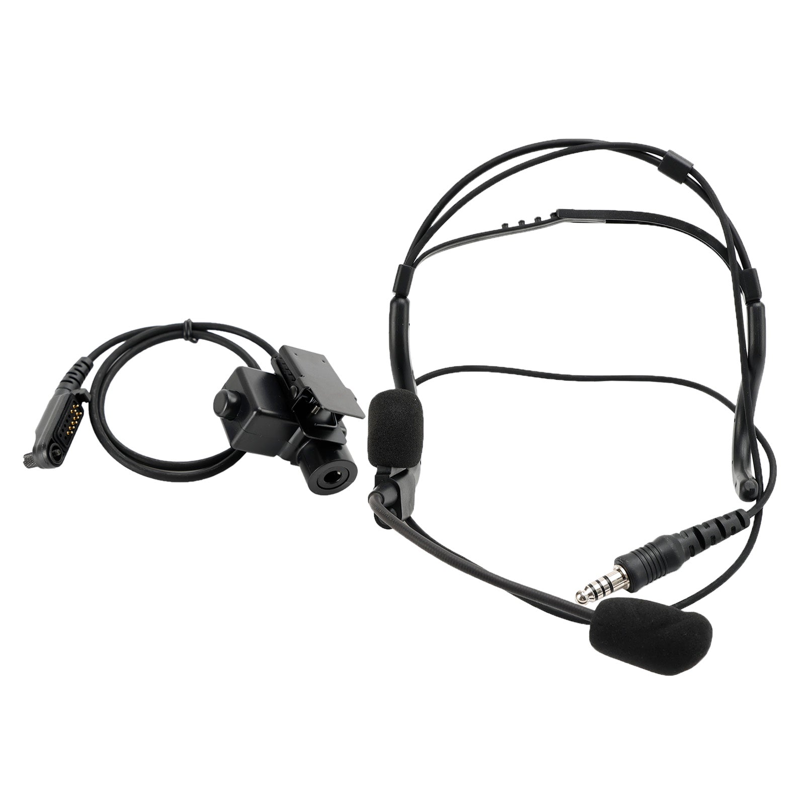 7.1-C8 Achterstekker Tactische Headset 6 Pin U94 PTT voor HYT PD682g PD662g PD665