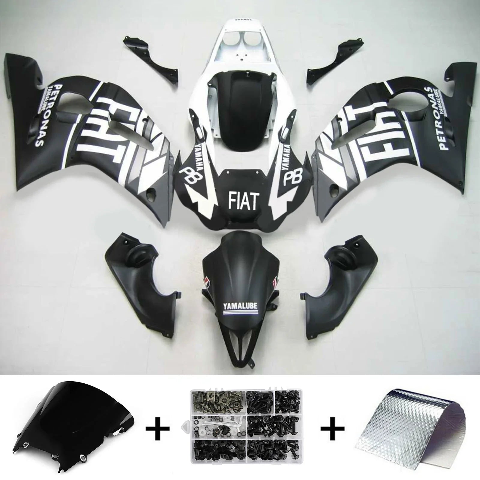 Kit de carenado Amotopart para Yamaha YZF 600 R6 1998-2002 Genérico