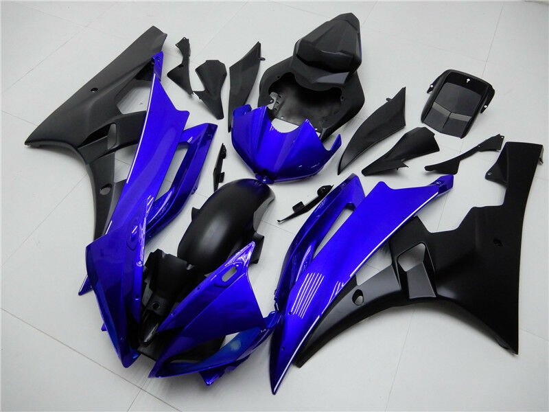 Amotopart Kuip Injectie Plastic Body Kit Voor YAMAHA YZF-R6 2006 2007 Blauw Zwart Generiek