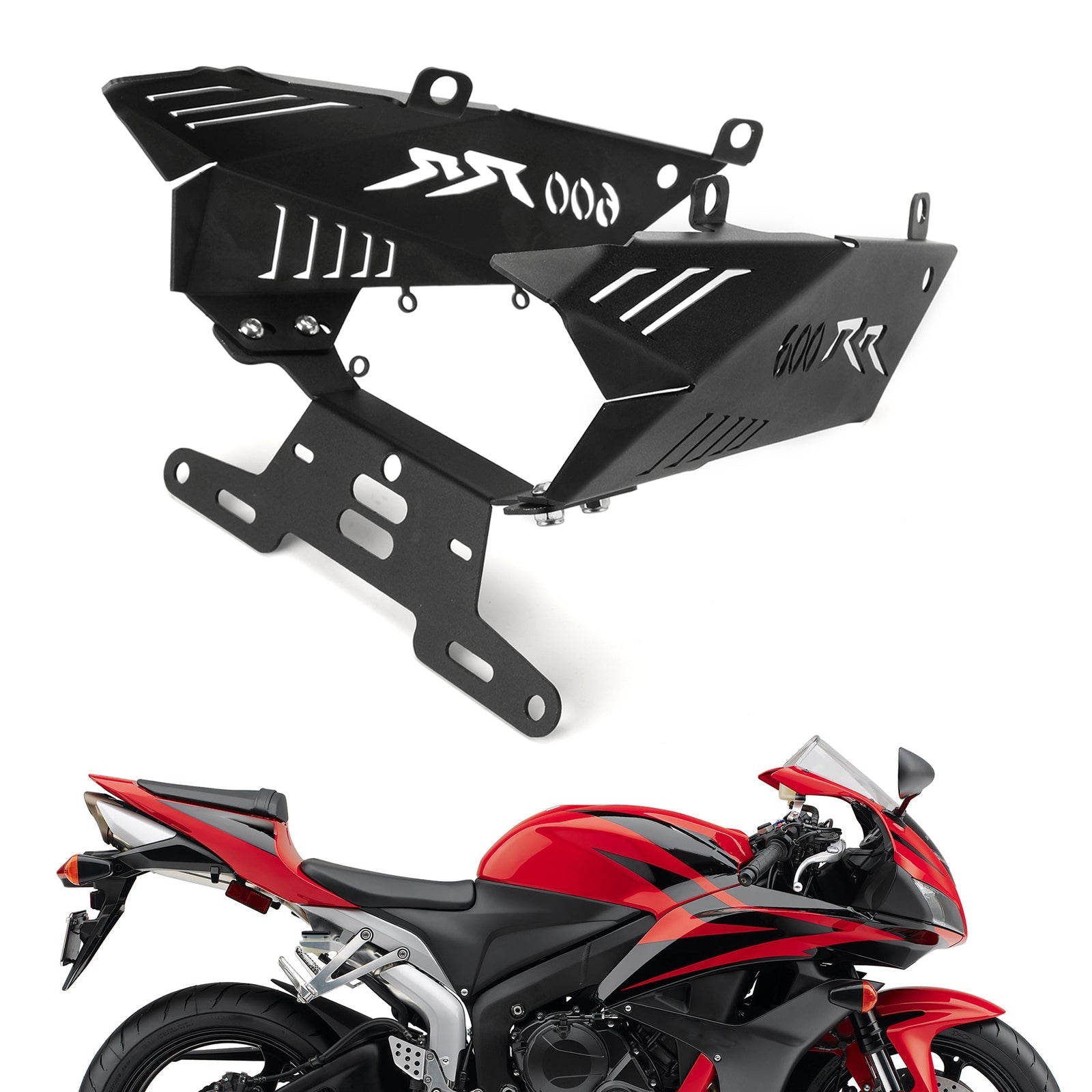Supporto targa posteriore per HONDA CBR600RR 2007-2011 generico