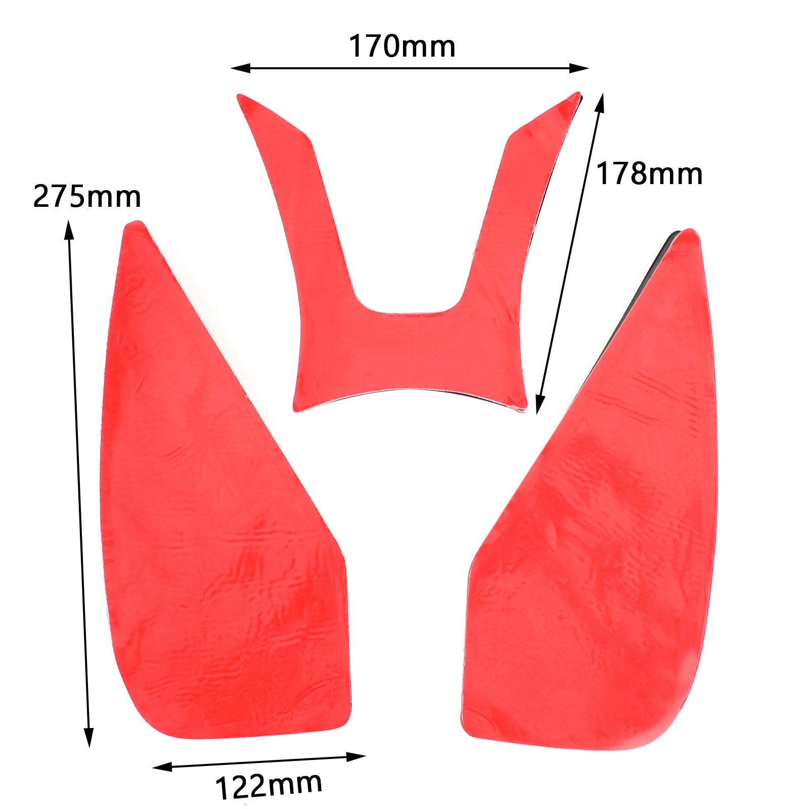 Kolmisäiliön sivusäiliön suoja Kawasaki Versysx300 2017-2020 yleiskumille