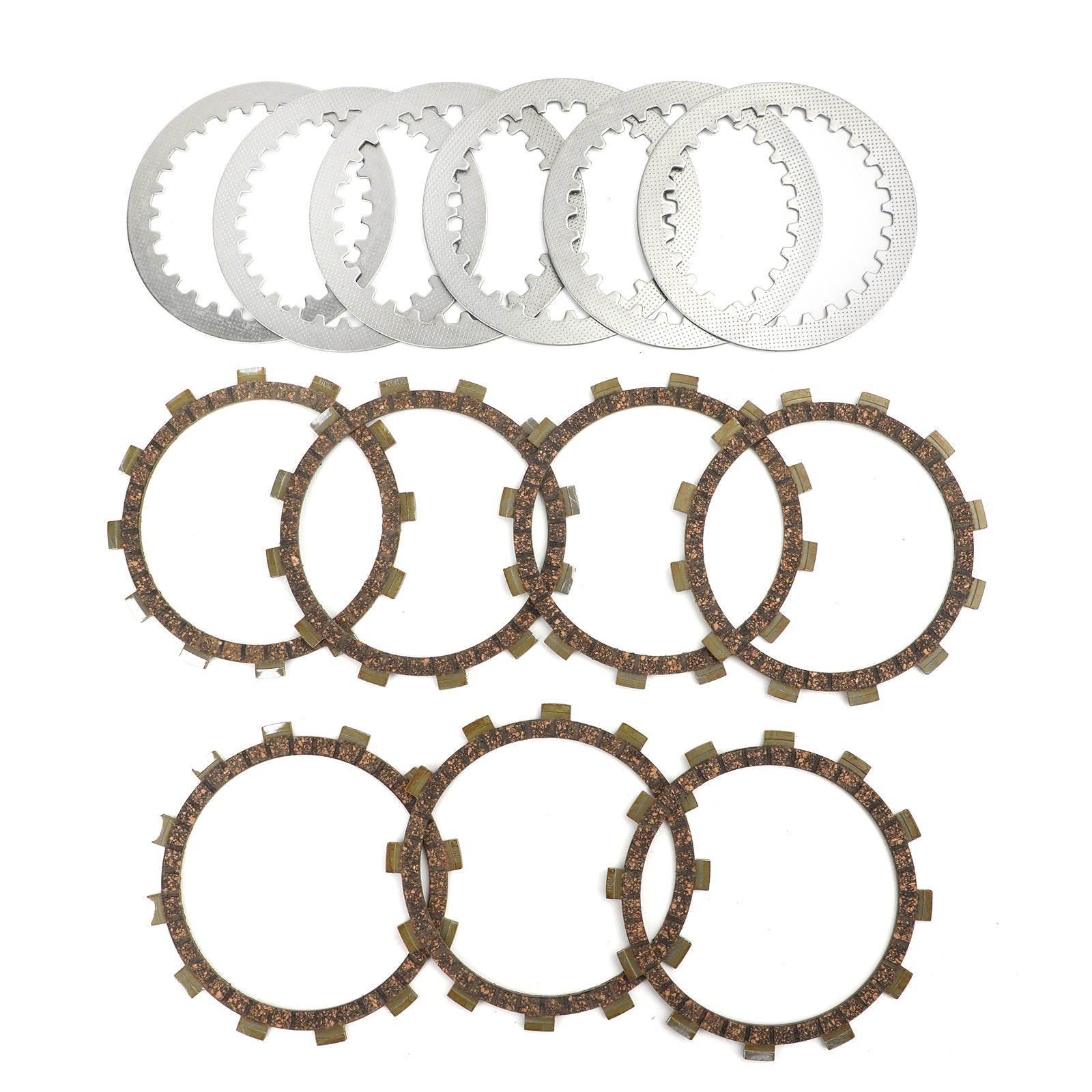 Jekleni komplet sklopke in torne plošče za Yamaha TT350A TT350 XT350 BW350 Generično