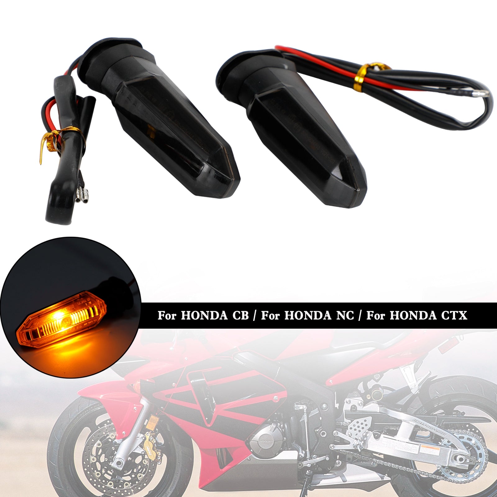 HONDA CRF250 CB500 CB650F CTX700 Kierunkowskazy LED