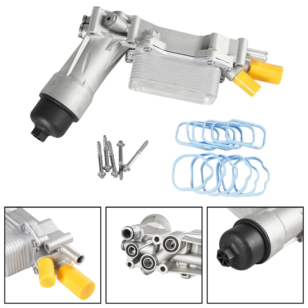 Conjunto de filtro de aceite de carcasa de aluminio Jeep Dodge Chrysler 2011-2016 926-876