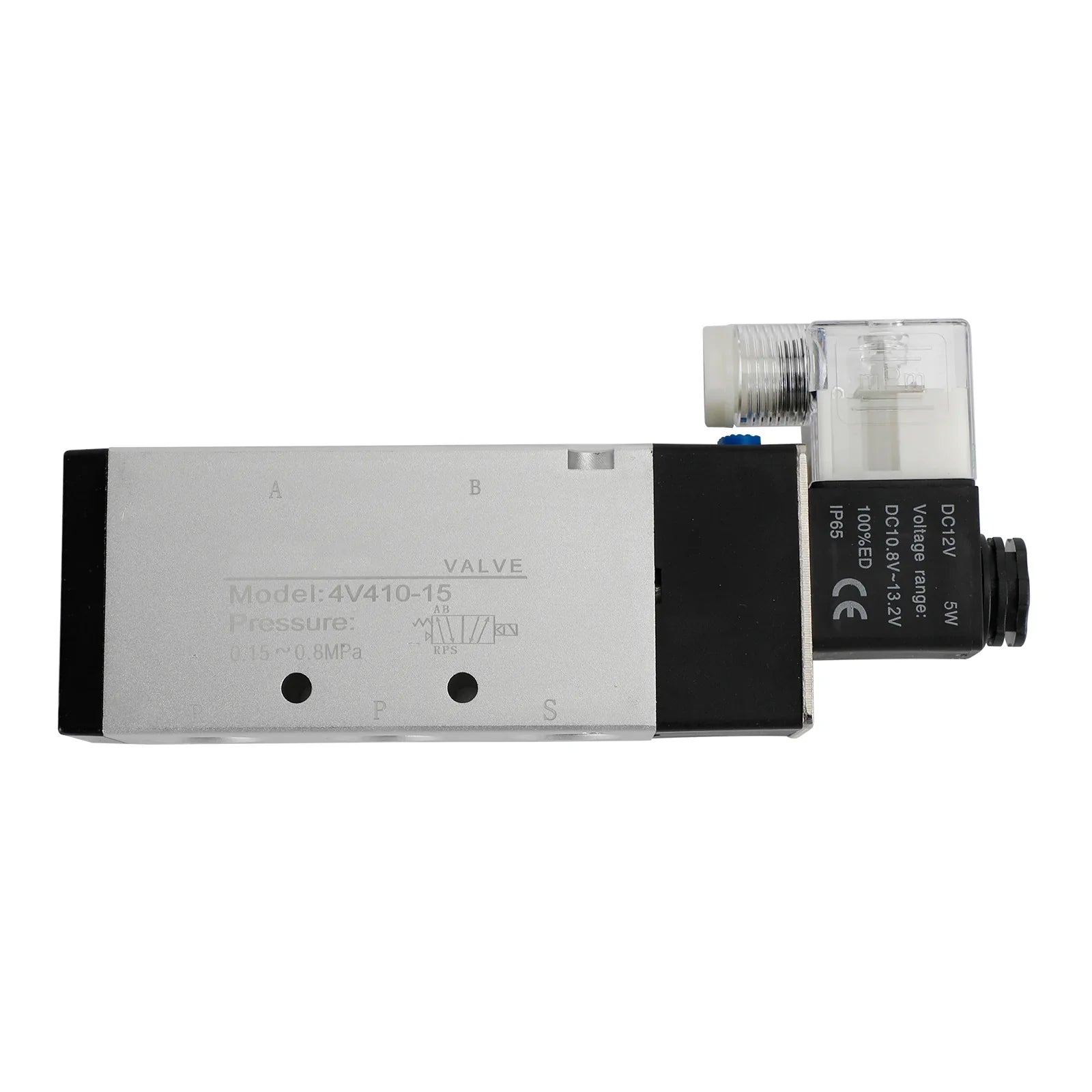 4V310-10 DC 12V 2-pozicijski 5-smerni PT 1/4" pnevmatski električni elektromagnetni ventil2"