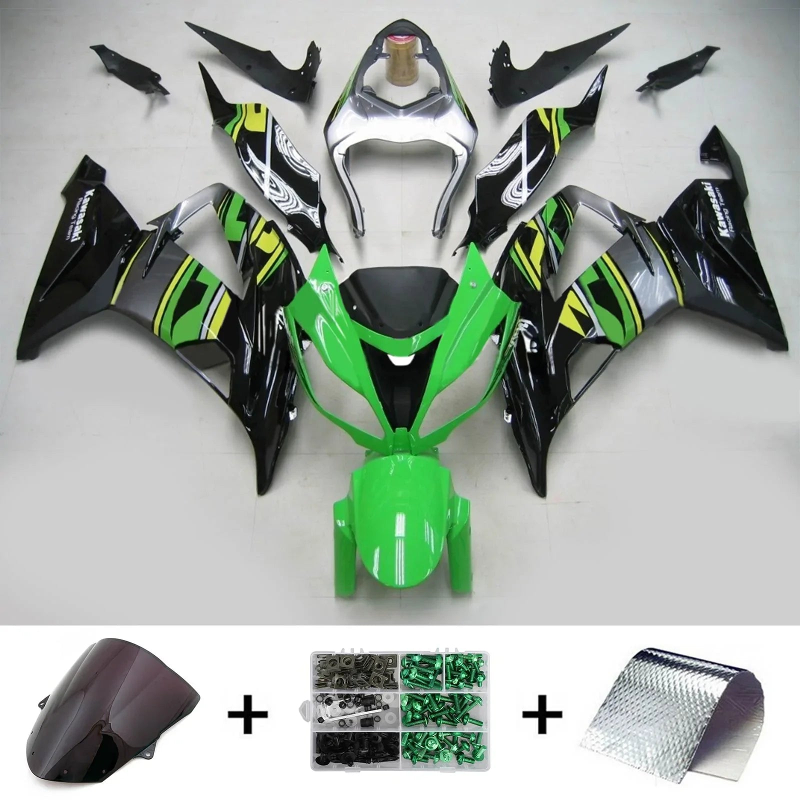 Amotopart kuipset voor Kawasaki ZX6R 636 2013-2018 Generiek