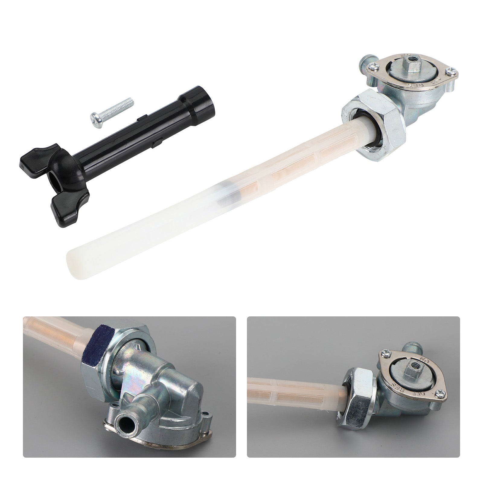 Valvola del carburante Rubinetto e vite della leva per Honda Shadow VLX 600 VT600C VT600CD 99-07