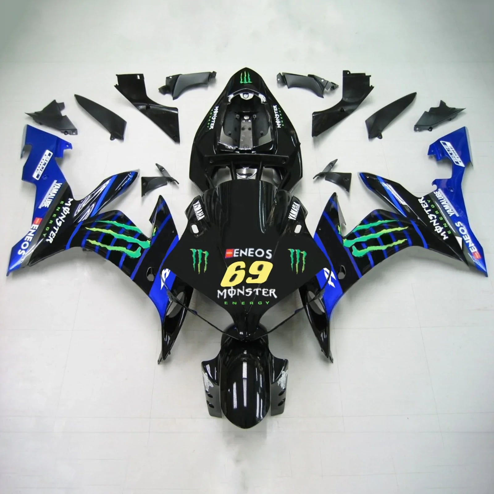 Kit de carénage Amotopart pour Yamaha YZF 1000 R1 2004-2006 générique