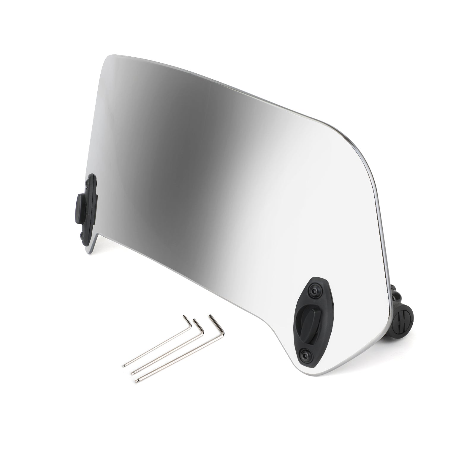 Clip regolabile in moto sul deflettore del vento di espansione del parabrezza