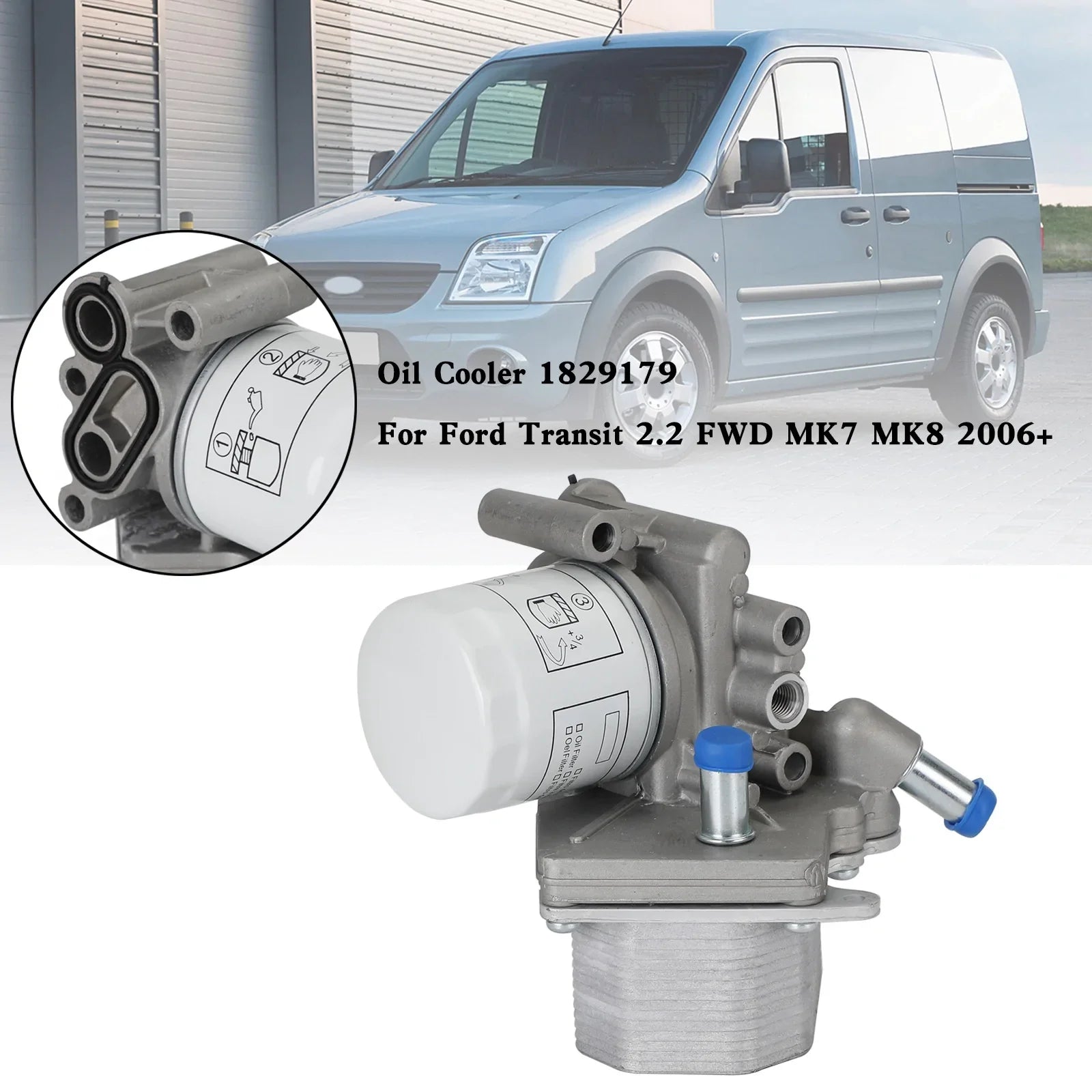 Radiatore olio motore Peugeot e Citroen 2.2 FWD Euro 4 1829179 Fedex Express