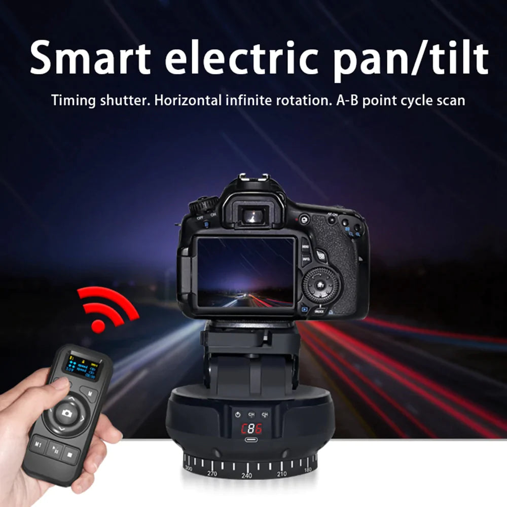 Tête rotative panoramique à 360° adaptée aux téléphones portables/appareils photo, etc.