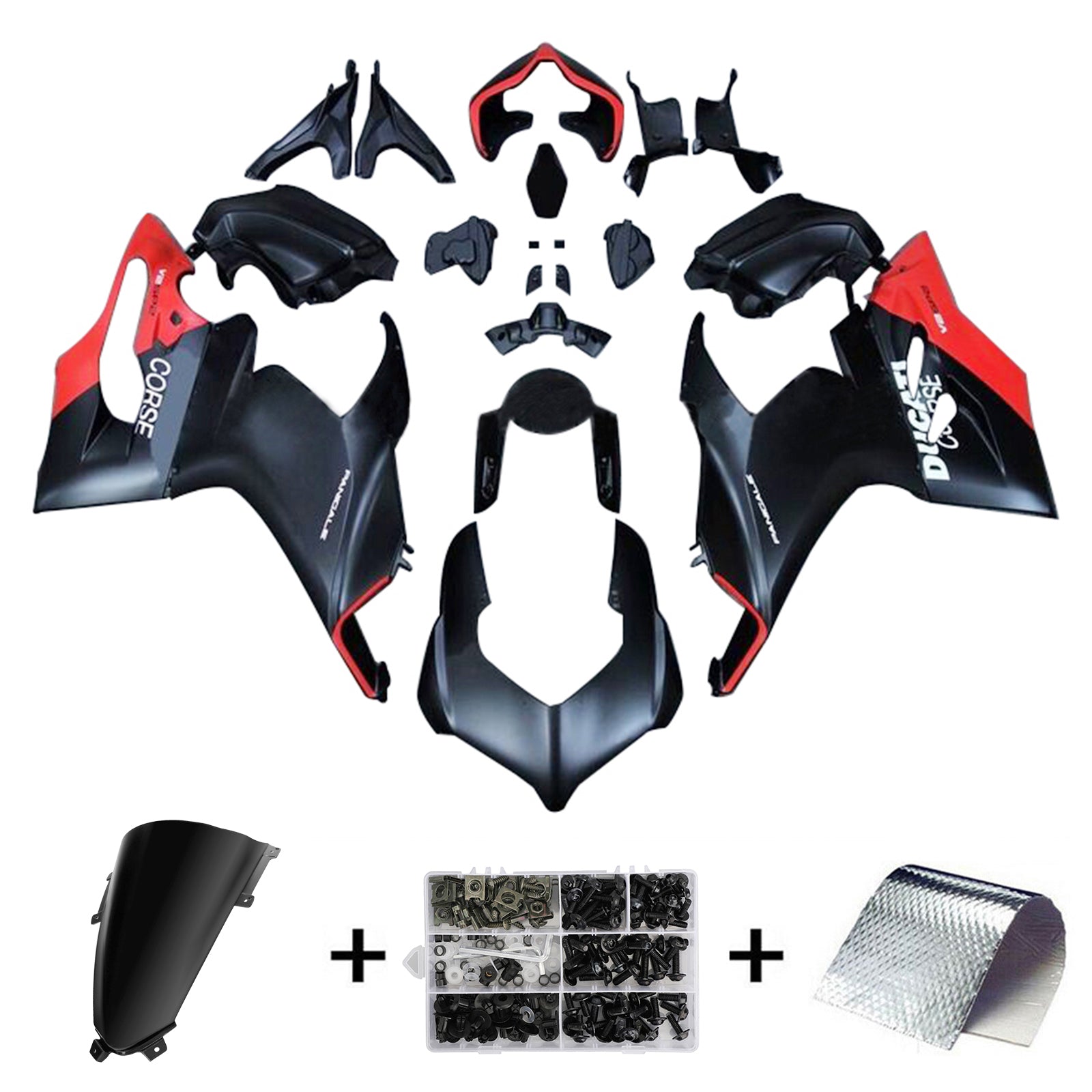 Amotopart Ducati Panigale V2 2020-2022 Kit Carénage Carrosserie