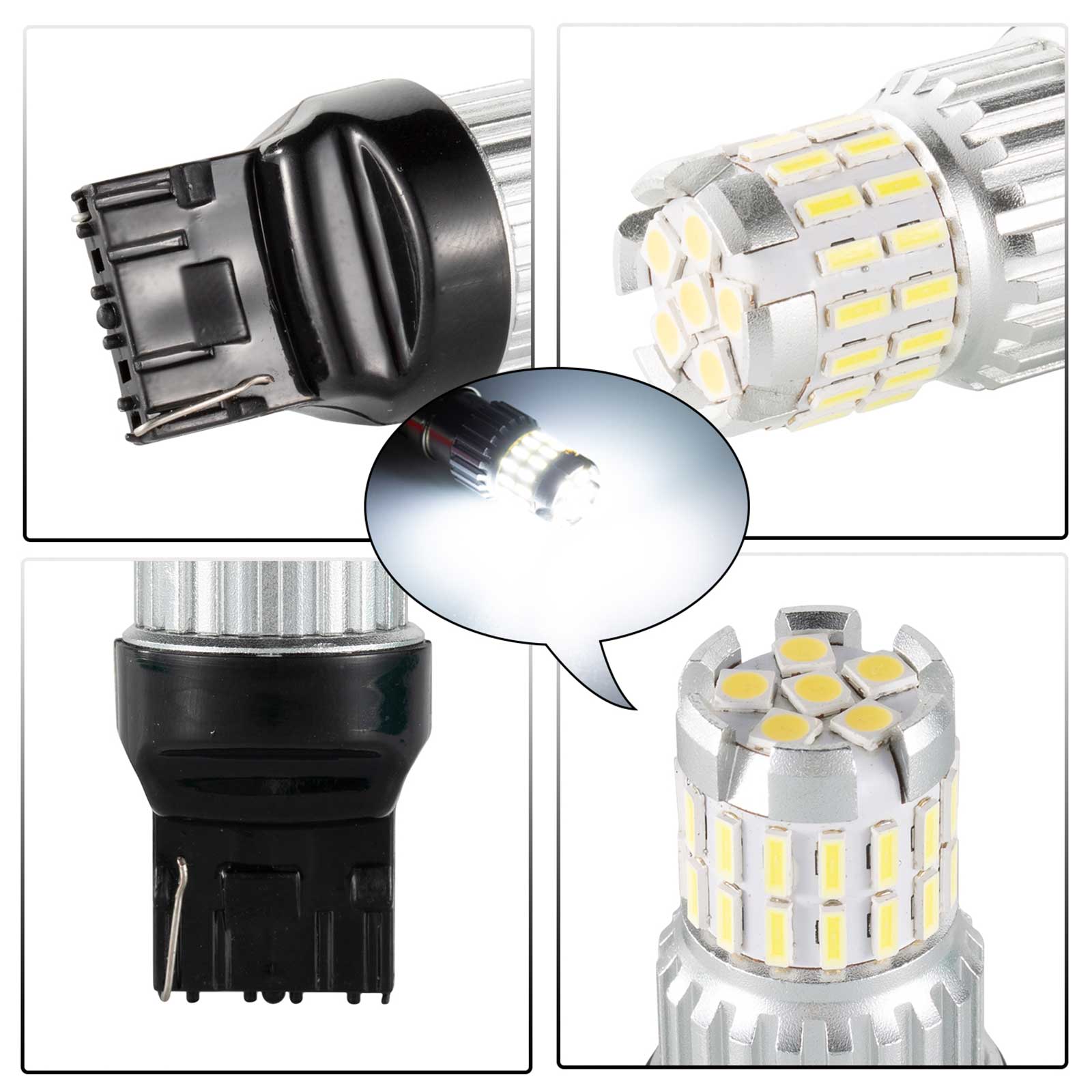 2x 1200lm a LED Canbus LED Diurne LED BIRT Generico bianco
