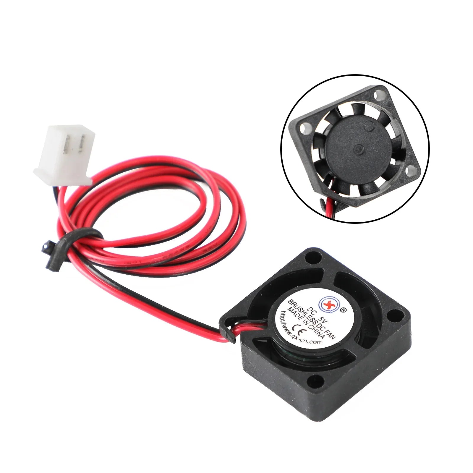Ventilateur de ventilateur de refroidissement CC sans balais 5V 2006 20x20x6mm fil à 2 broches