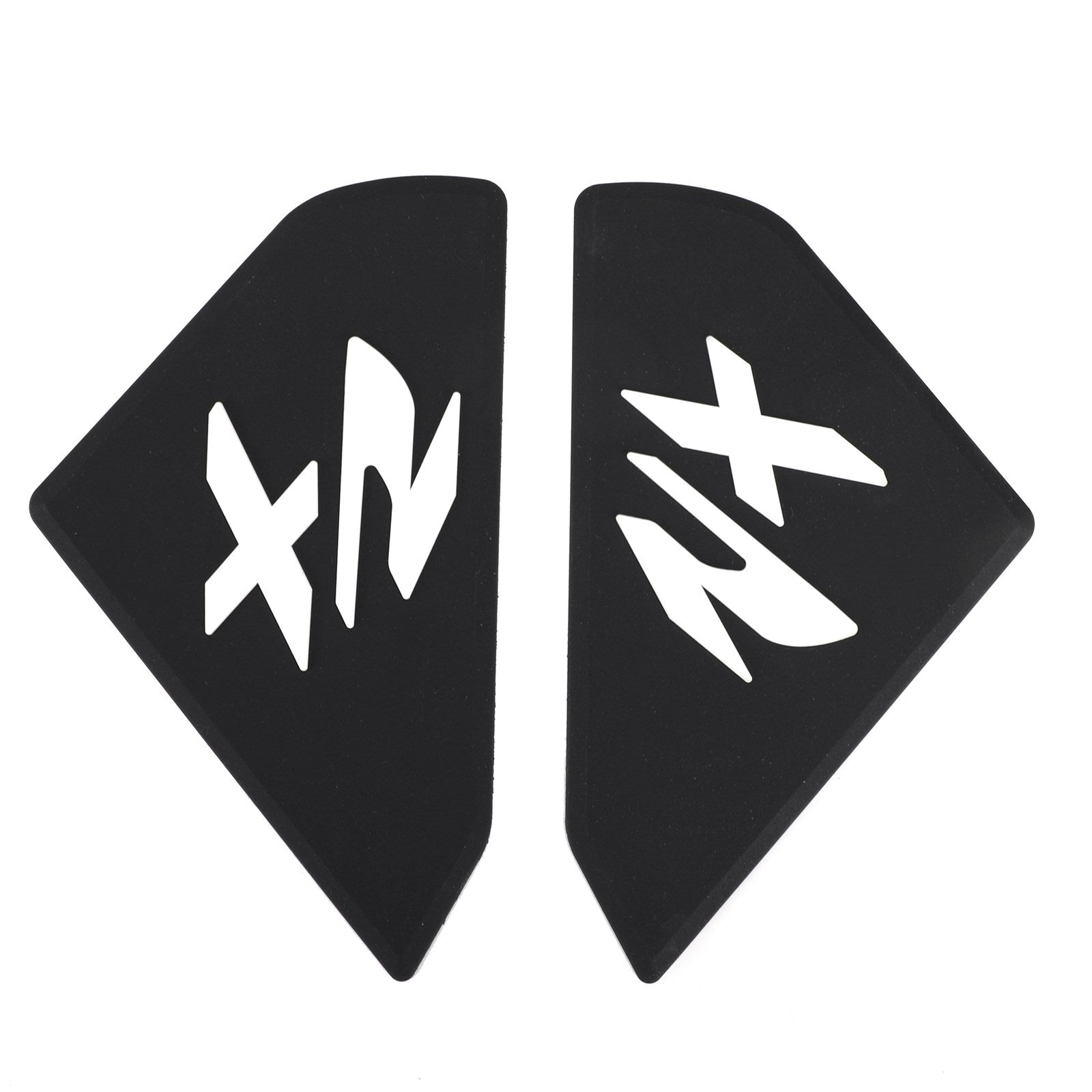 2 kpl polttoainesäiliön sivukansien sarja Bmw F900Xr 20+ Generic Black Kumiin