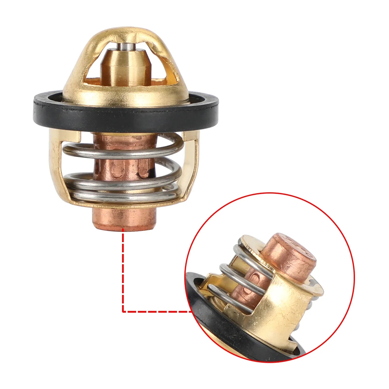 Atv Utv Cfmoto X5 X6 Z6 Rancher 0180-022810 Thermostat de liquide de refroidissement moteur Acier