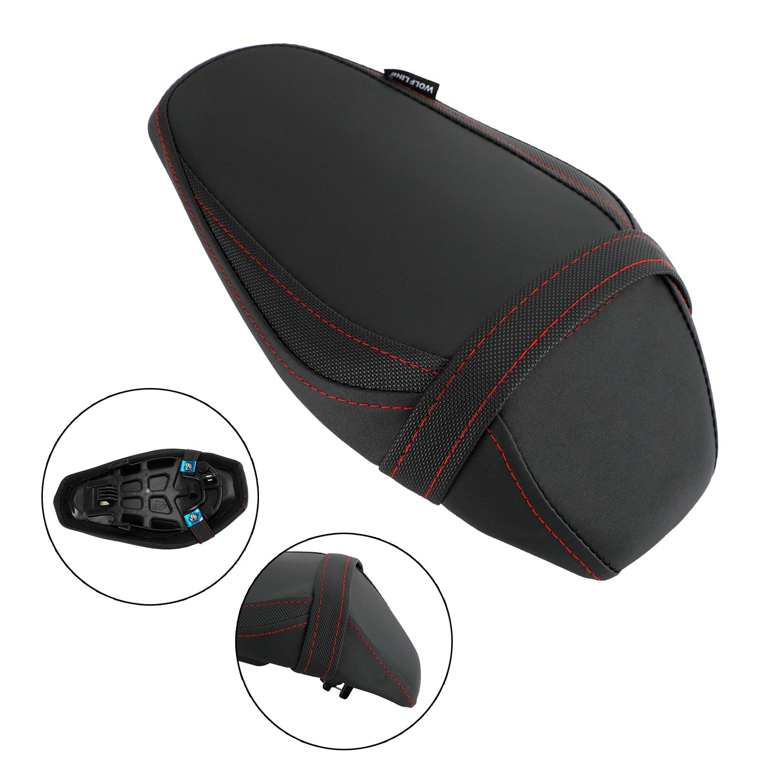 Engrose el asiento trasero del pasajero para Kawasaki Ninja Z900 17-22 18