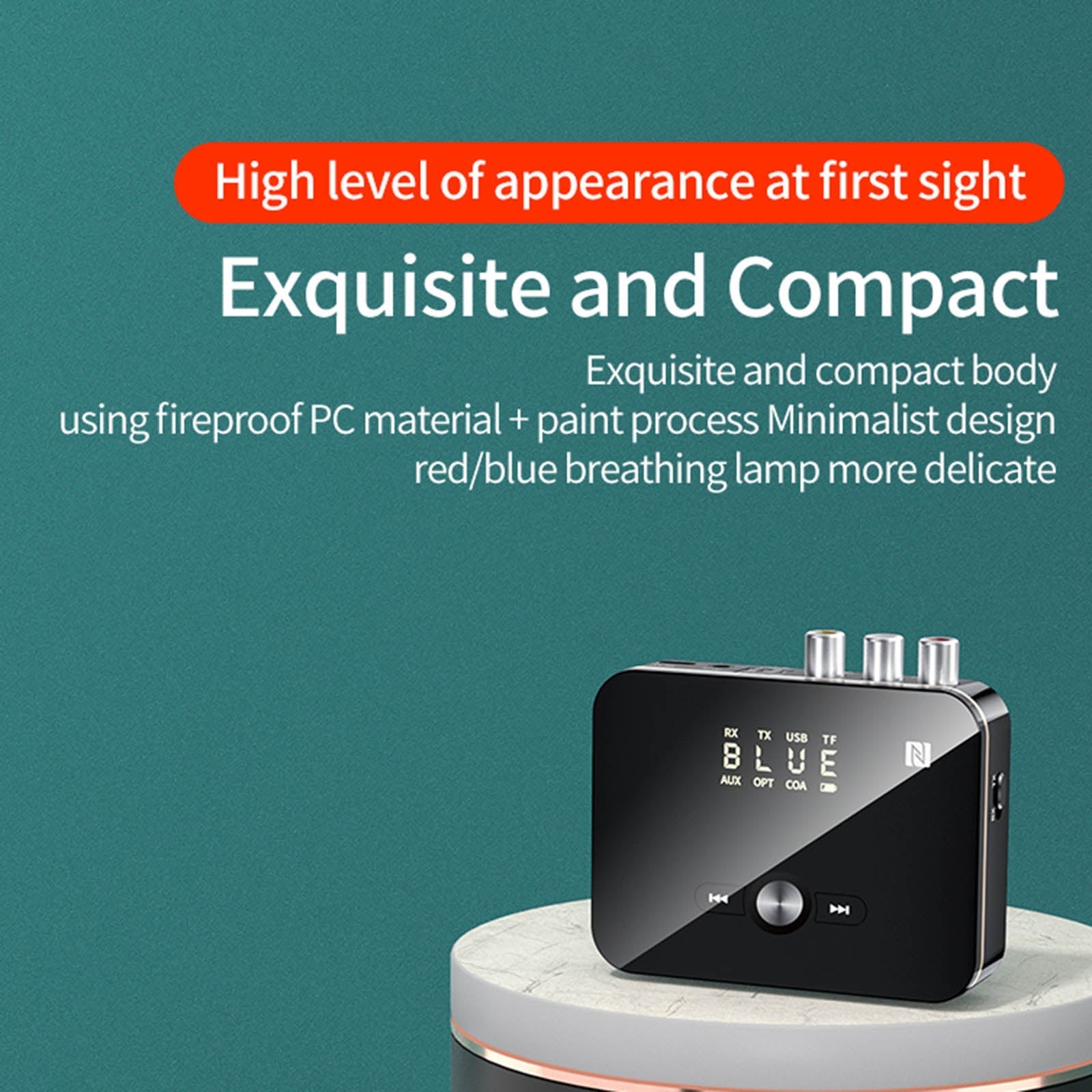 Nadajnik-odbiornik USB Bluetooth Bezprzewodowy adapter NFC 2 w 1 do stereo 2RCA