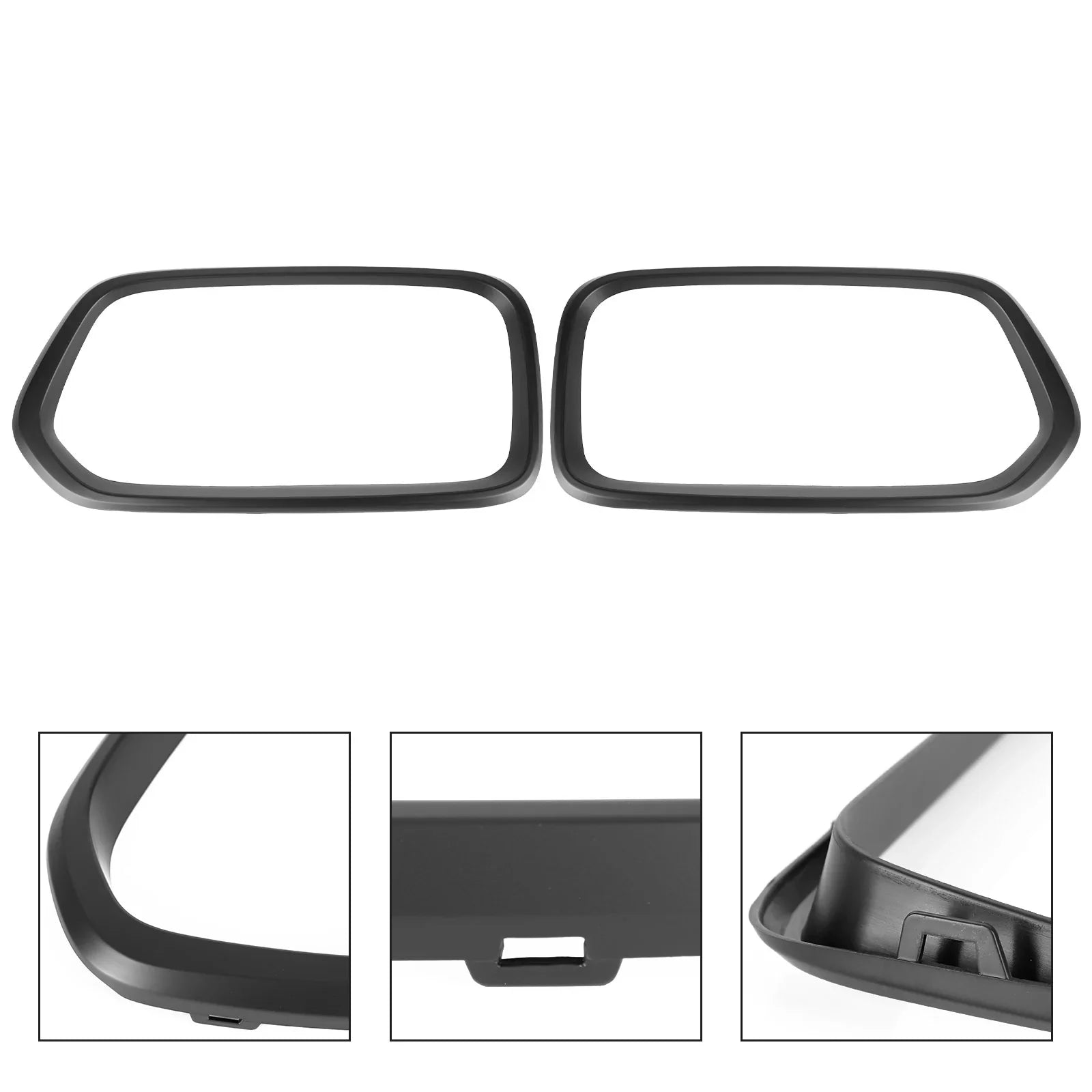 2018-2021 BMW X2 Series F39 Matt Blcak Garniture de cadre de calandre de pare-chocs avant