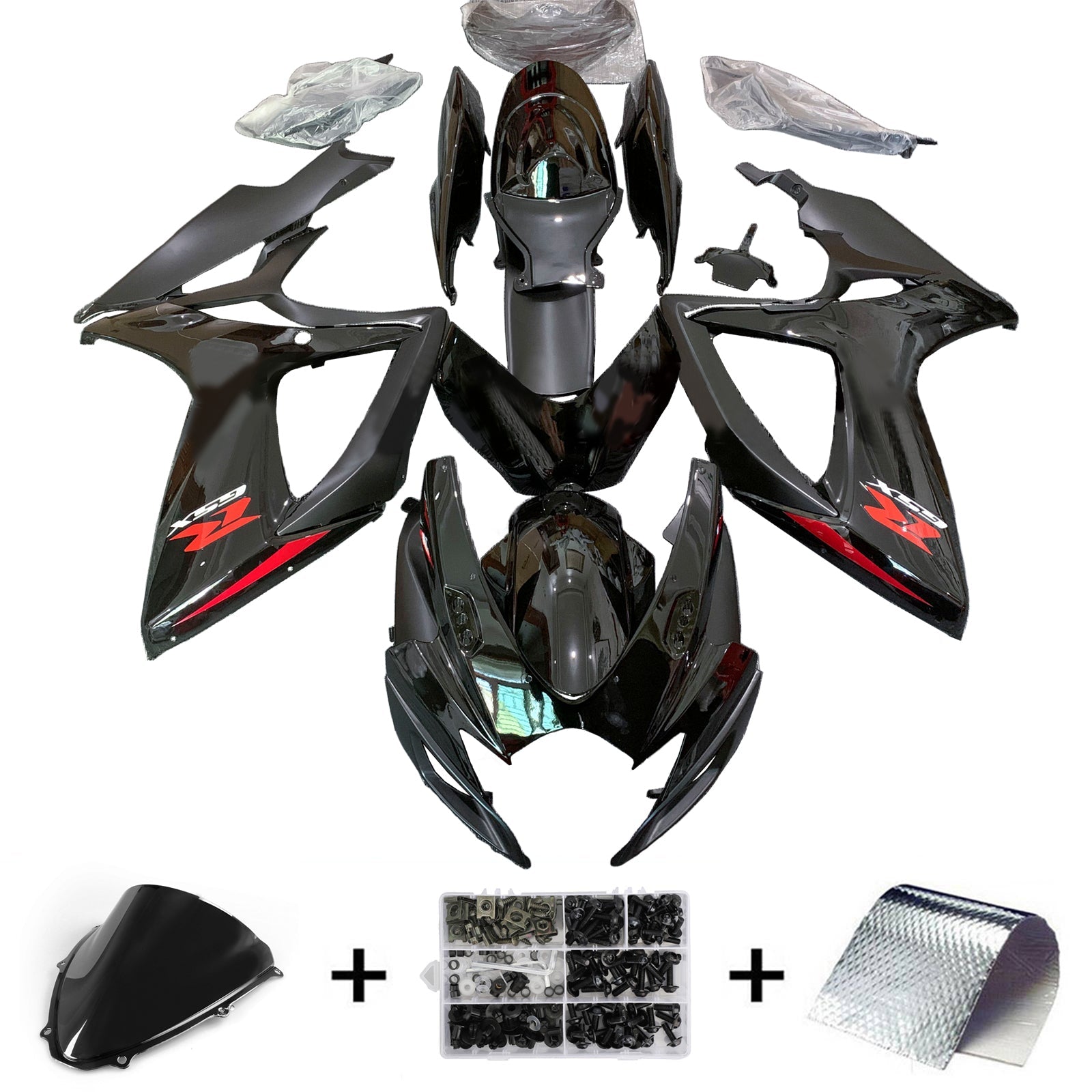 Amotopart Suzuki GSXR 600/750 2006-2007 K6 komplet komplet plastični abs