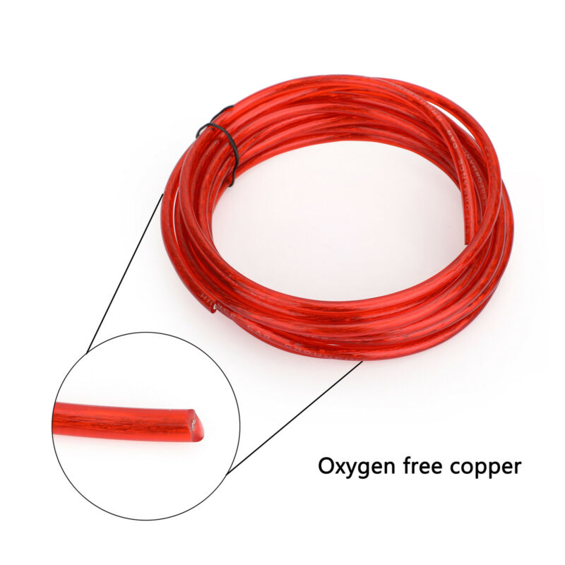 Draad Sub Auto Versterker RCA ZEKERING Bedrading 1500W Amp 10 GAUGE Audio Bedradingsset Kabel