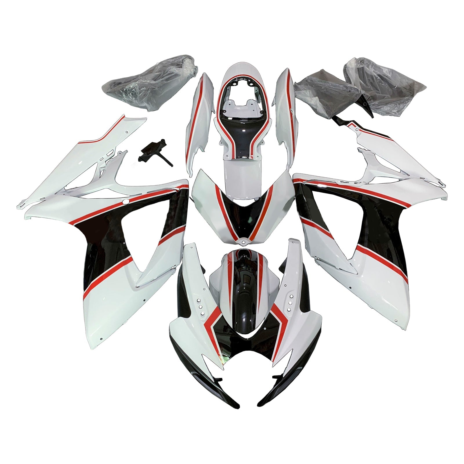 Amotopart Suzuki GSXR 600/750 2006-2007 K6 komplet komplet plastični abs